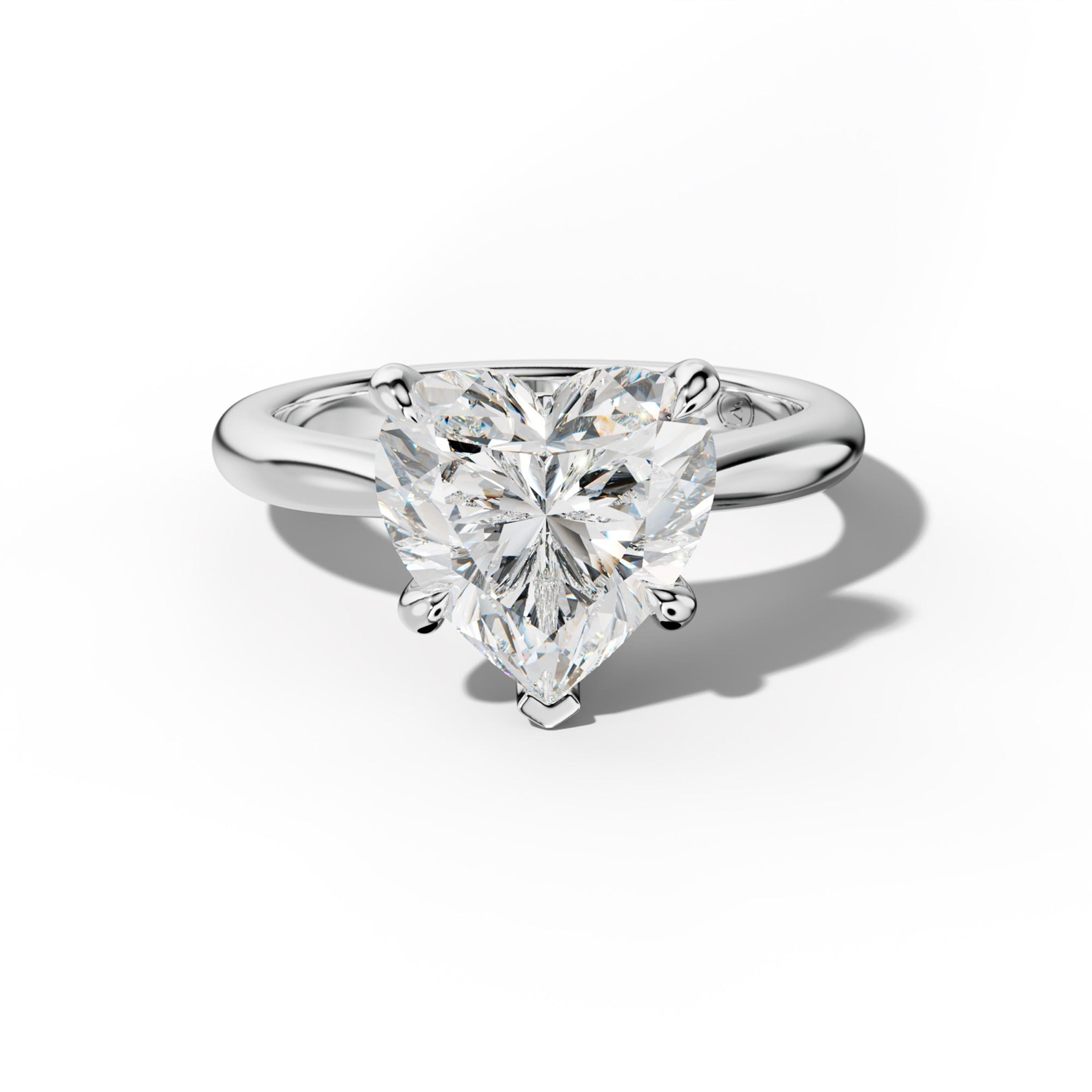 Miranda Heart Diamond Engagement Ring