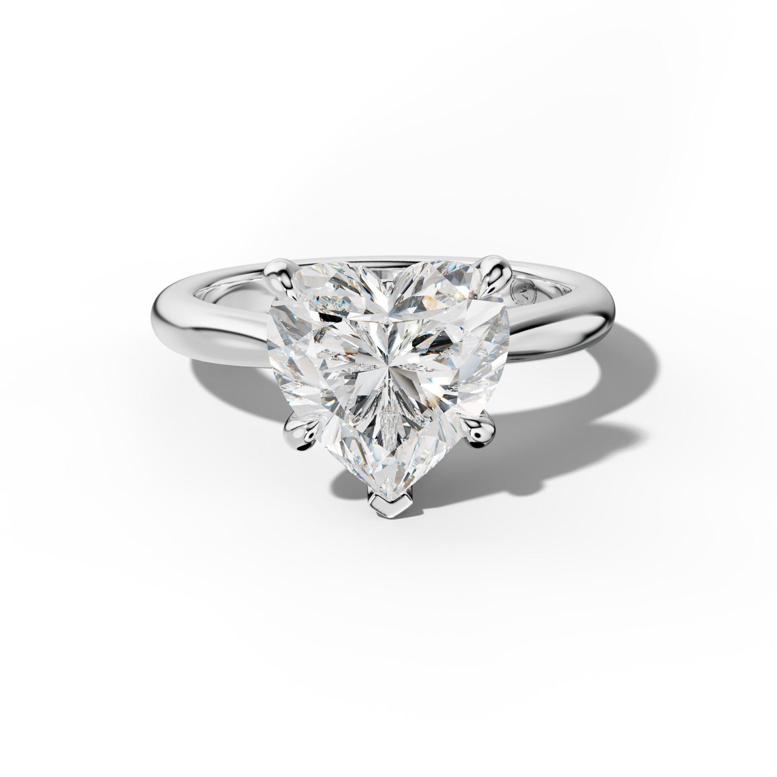 Miranda Heart Diamond Engagement Ring