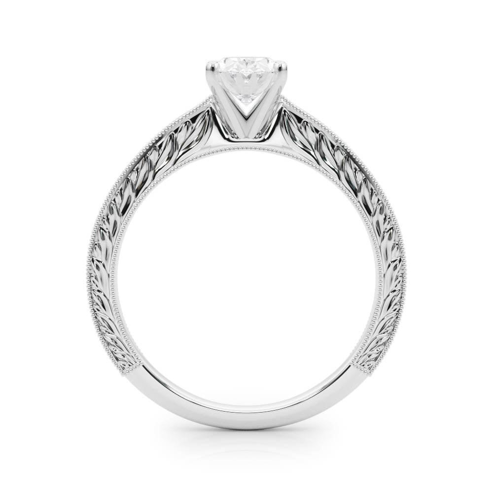 Victoria Oval Diamond Solitaire Engagement Ring
