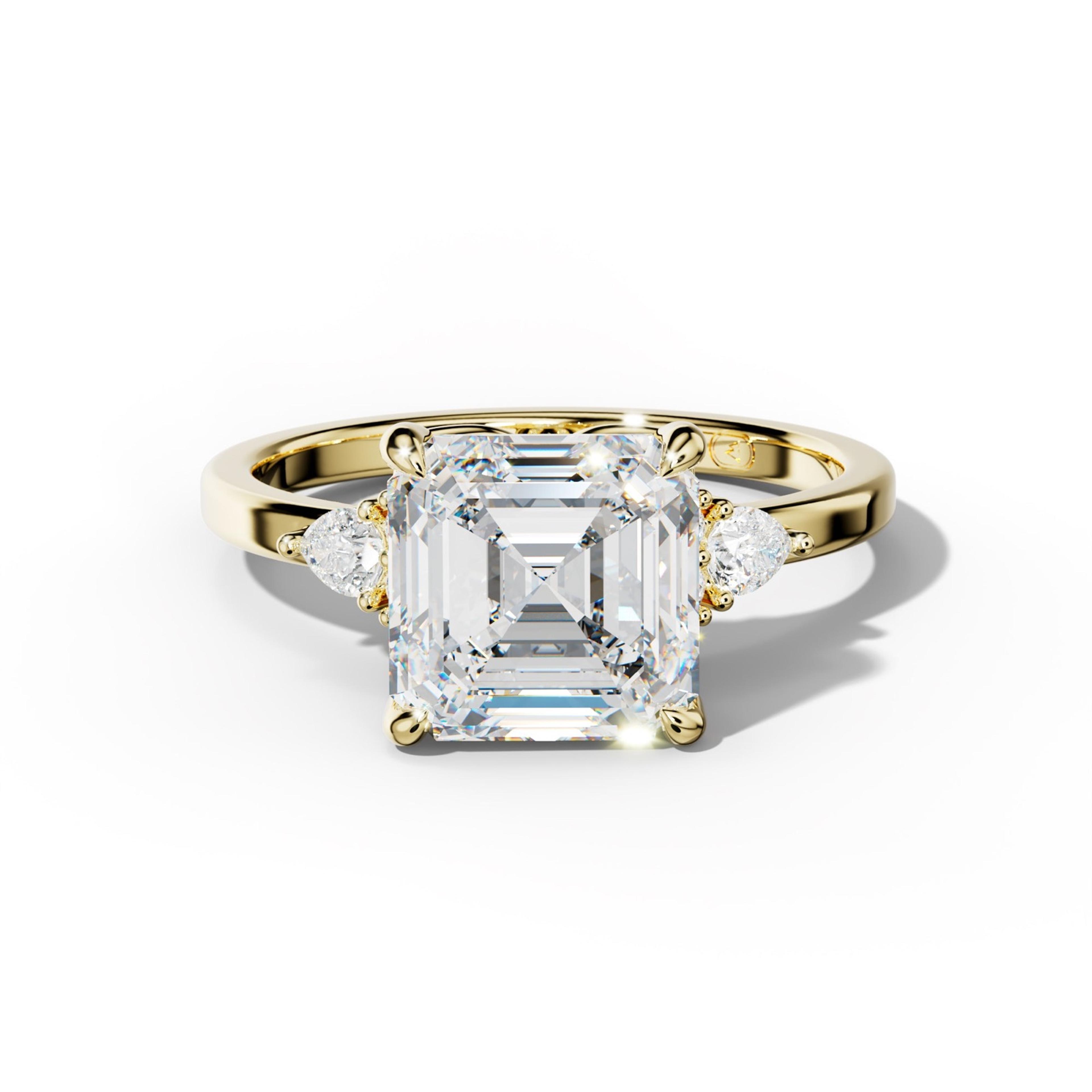 Sienna Asscher Cut Engagement Ring