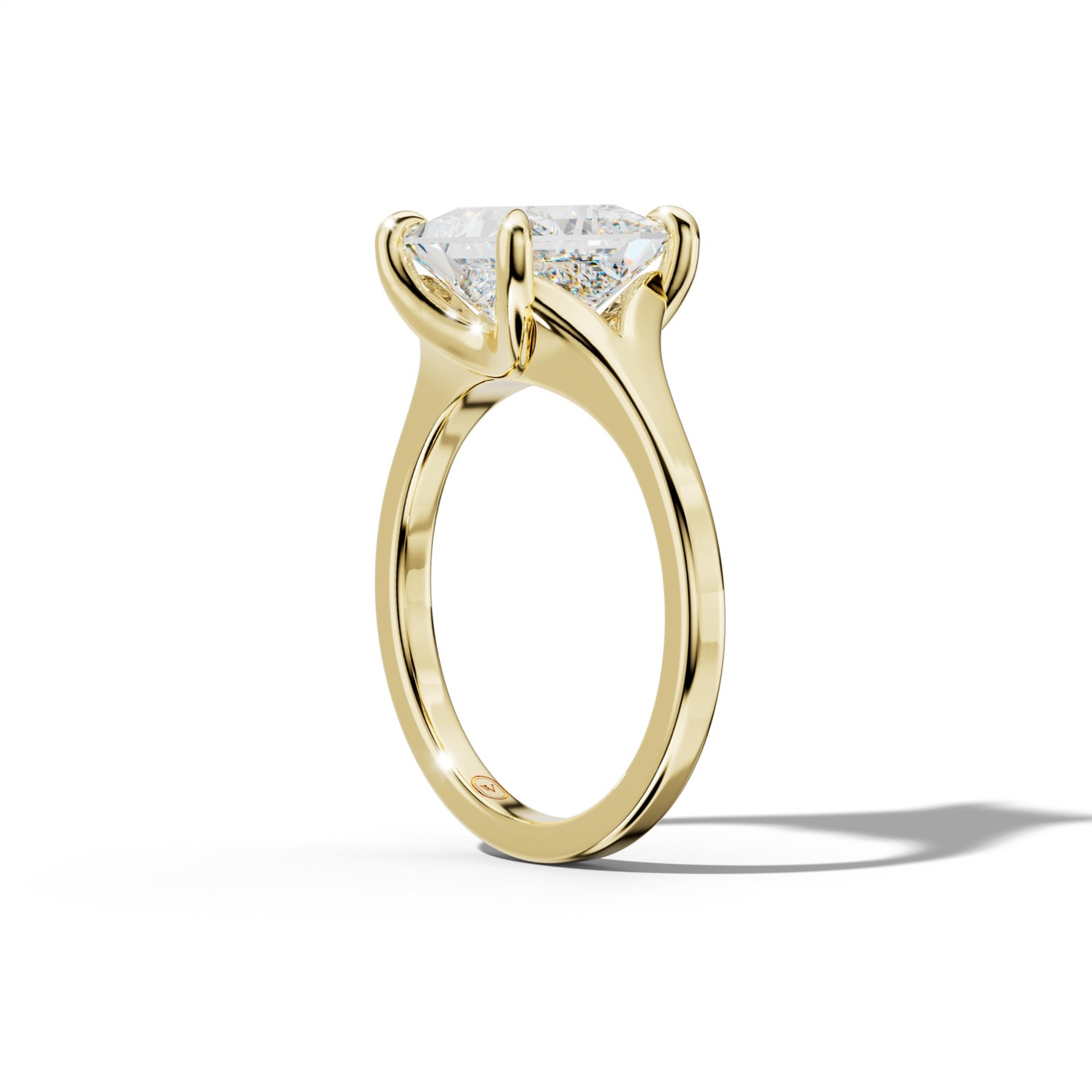 Alicia Princess Cut Engagement Ring