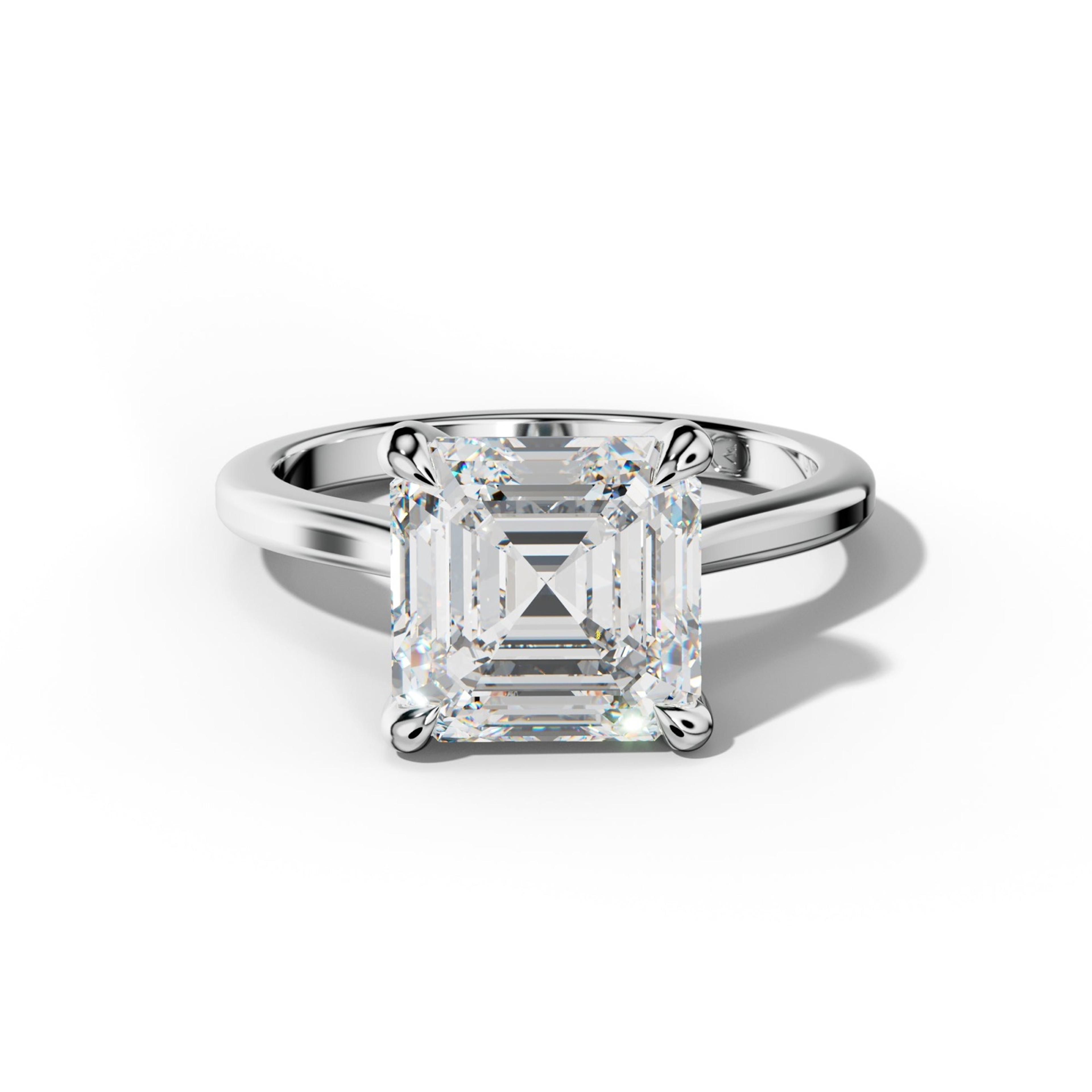 Madeline Asscher Cut  Engagement Ring