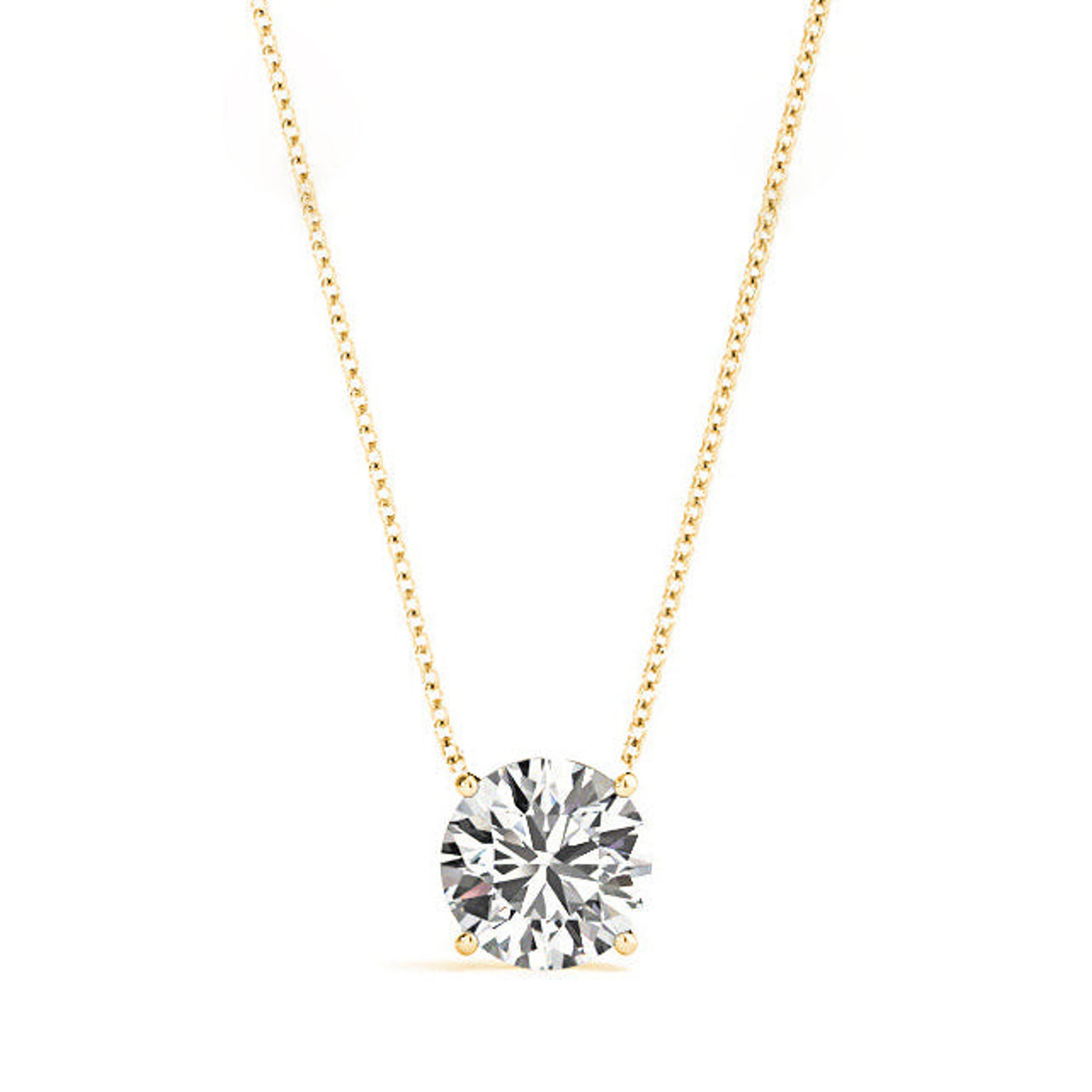 1/3 ct. Lab Diamond Solitaire Necklace