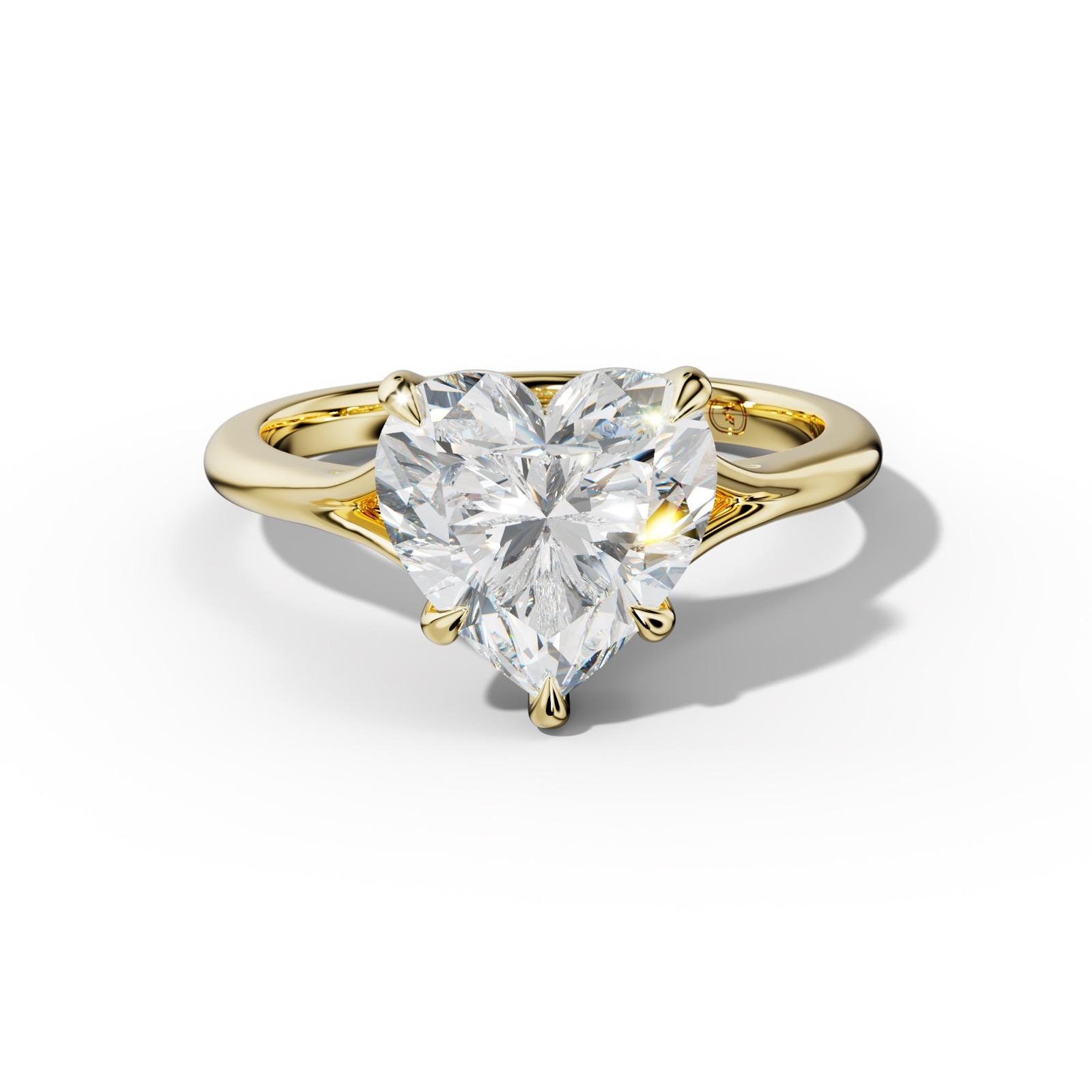 Jane Heart Diamond Engagement Ring