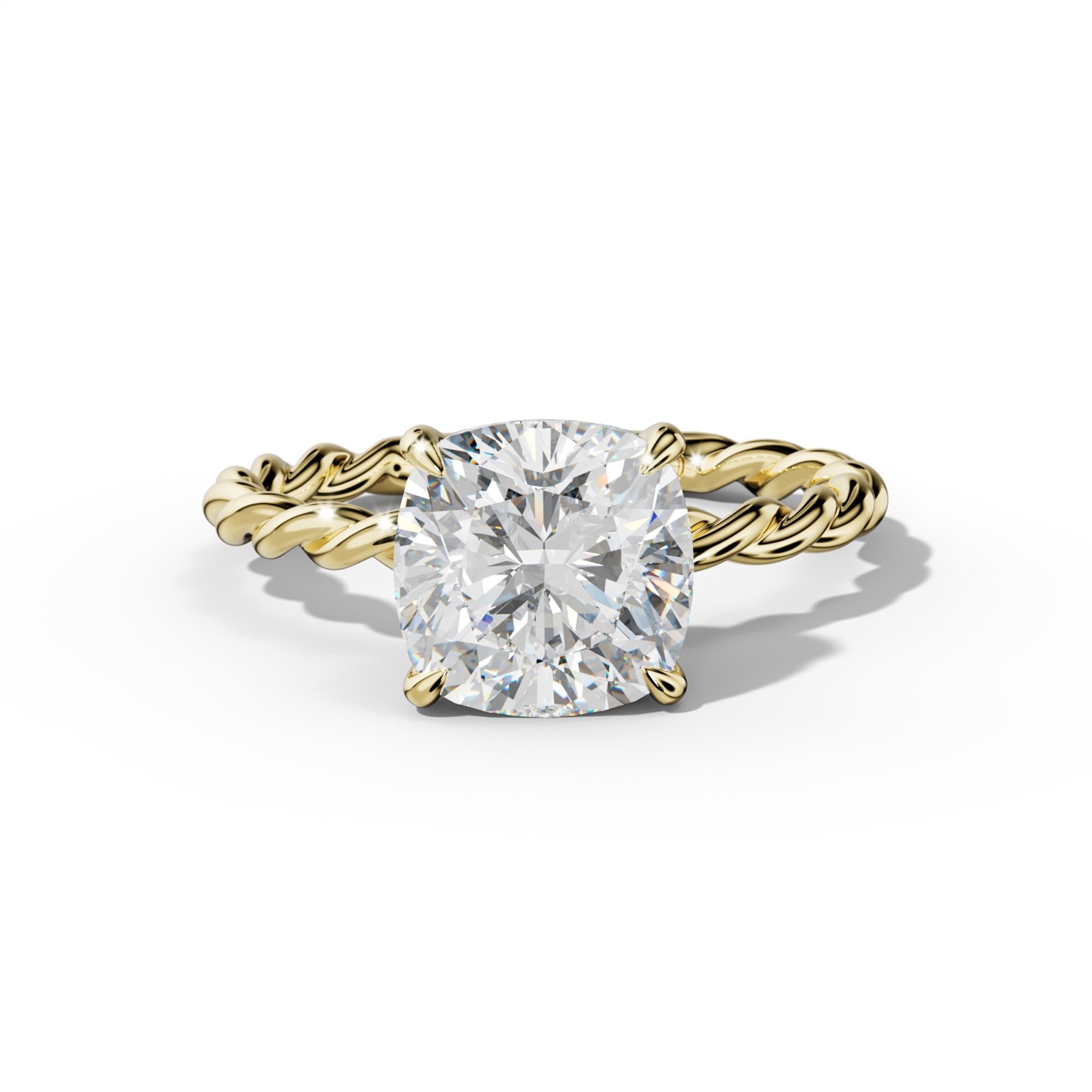 Sunny Cushion Diamond Engagement Ring