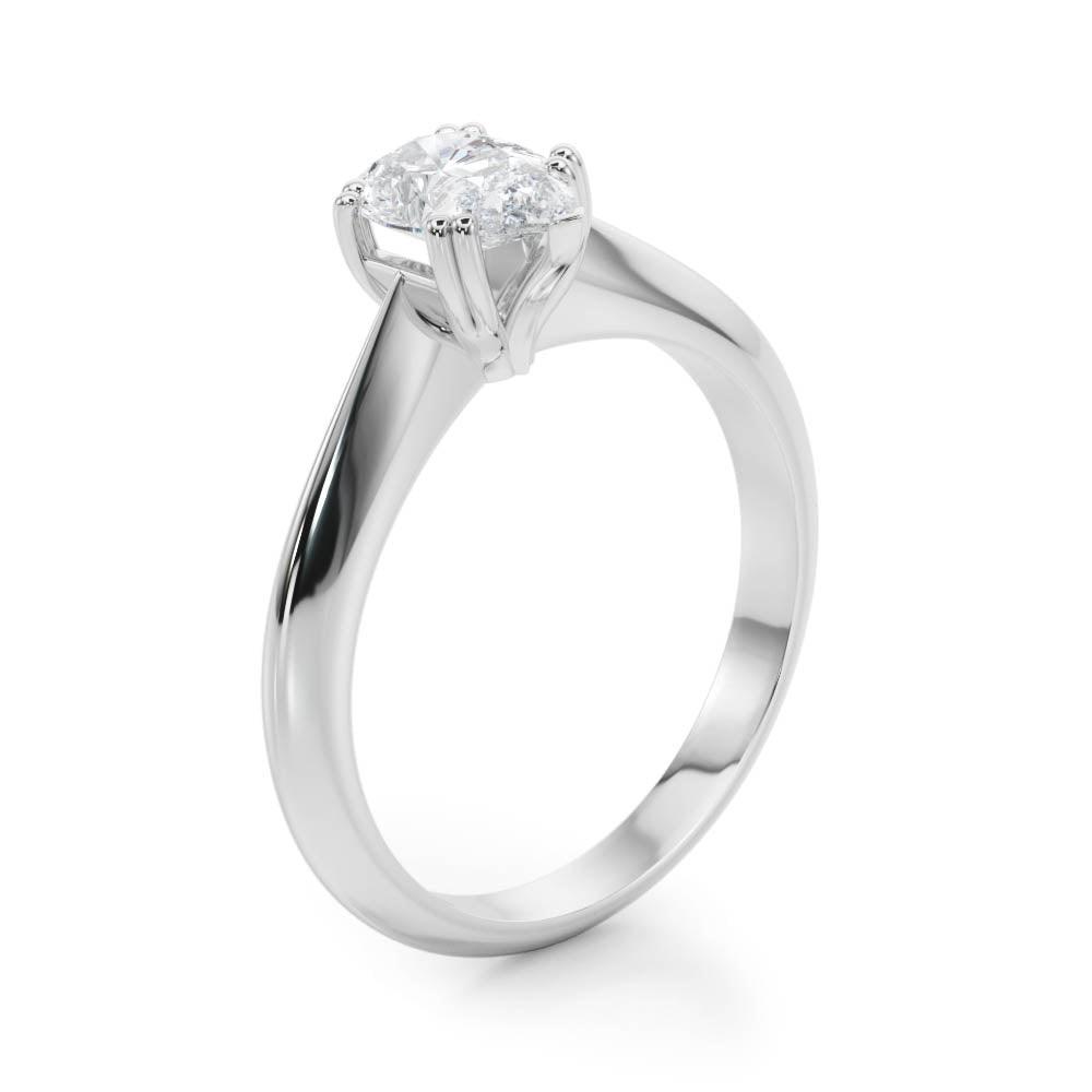 Ava Pear Diamond Solitaire Engagement Ring