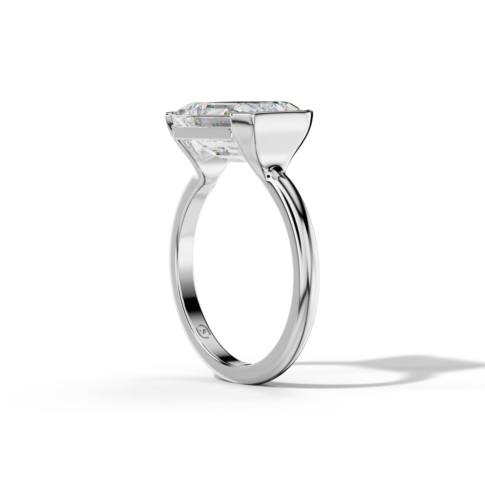 Azalea Emerald Cut Engagement Ring