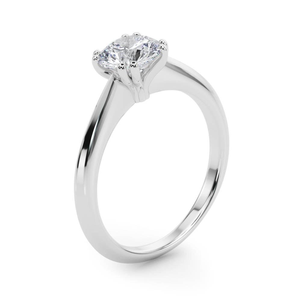 Ava Round Diamond Solitaire Engagement Ring