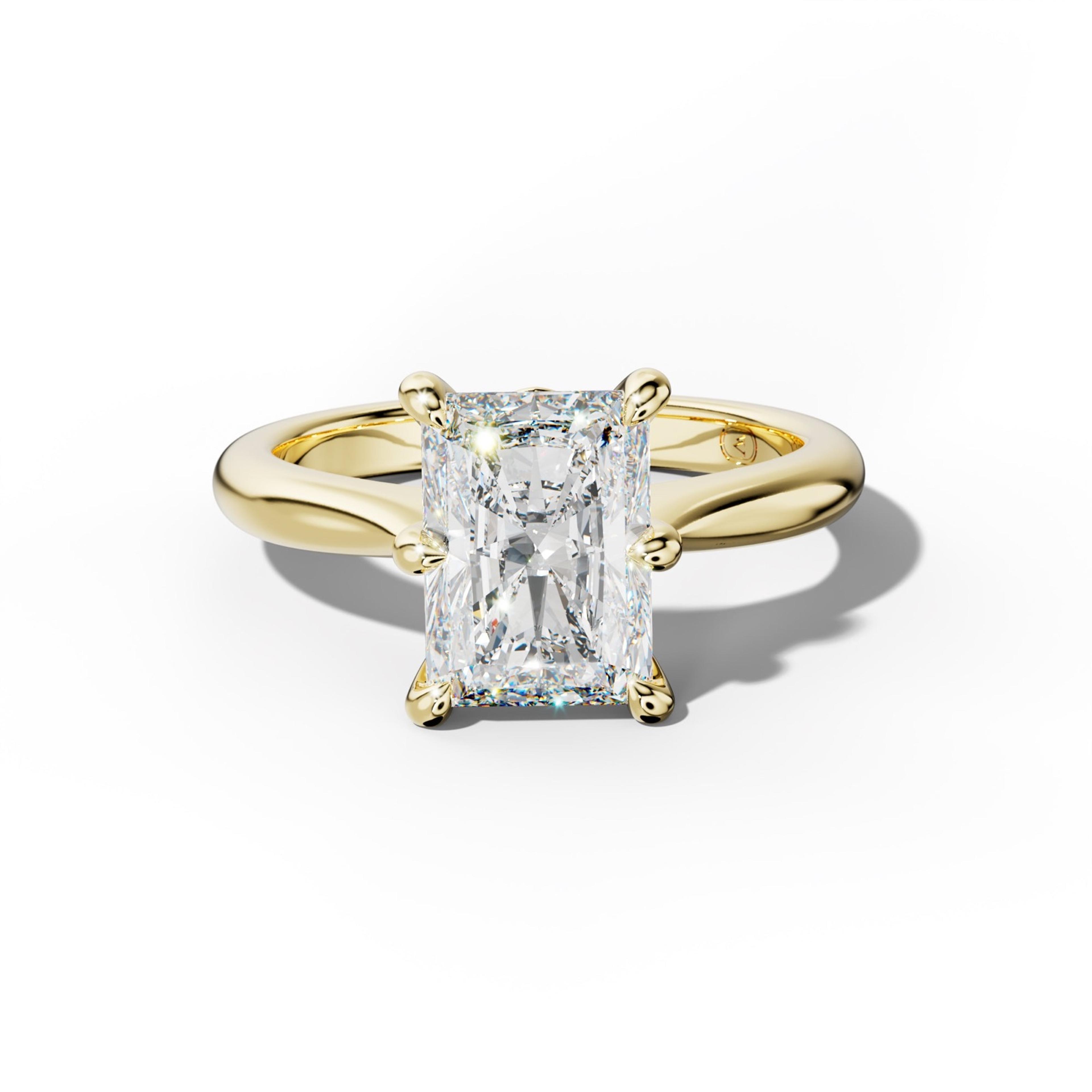 Miranda Radiant Diamond Engagement Ring