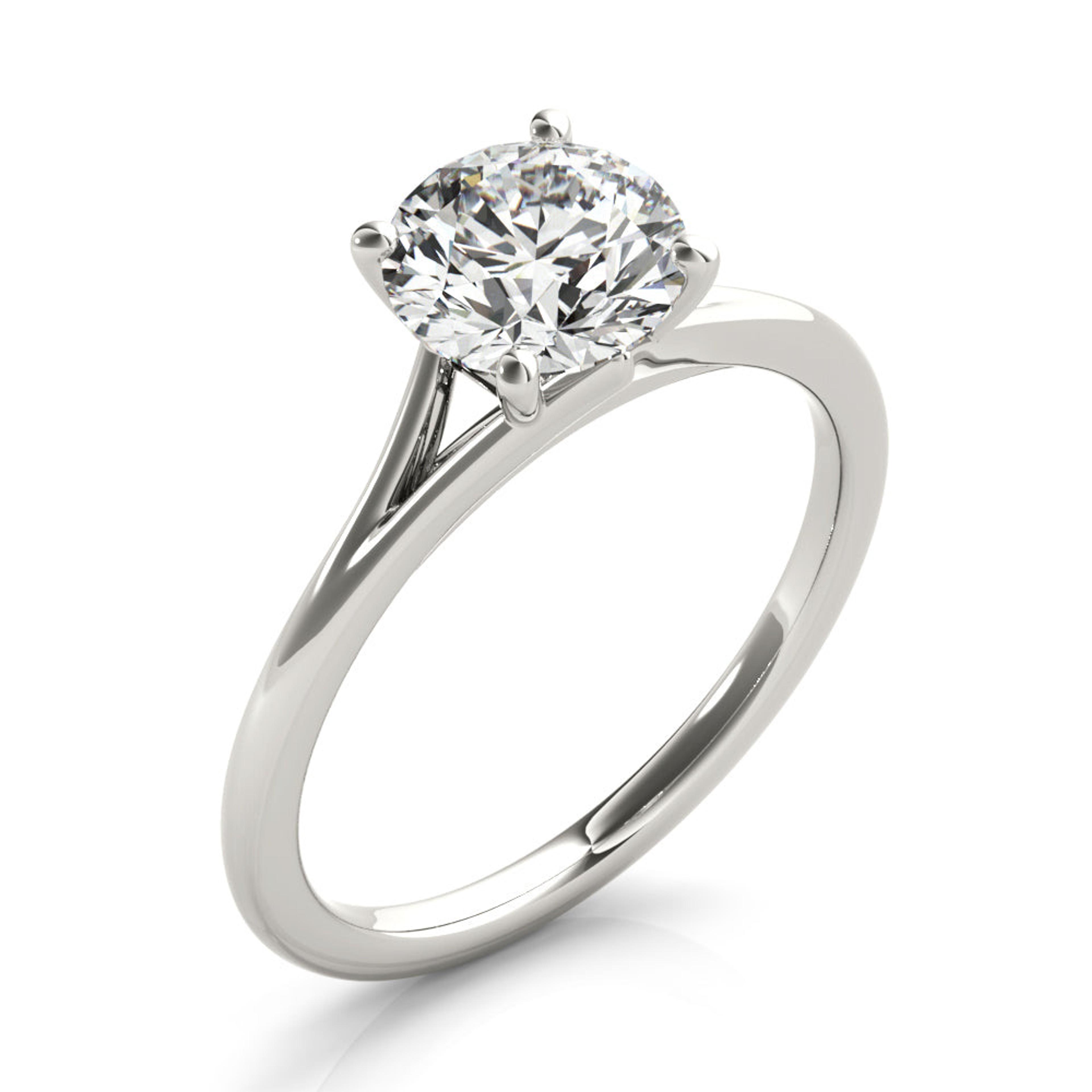 Aria Round  Diamond Solitaire Engagement Ring