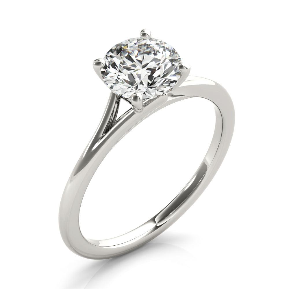 Aria Round Diamond Solitaire Engagement Ring