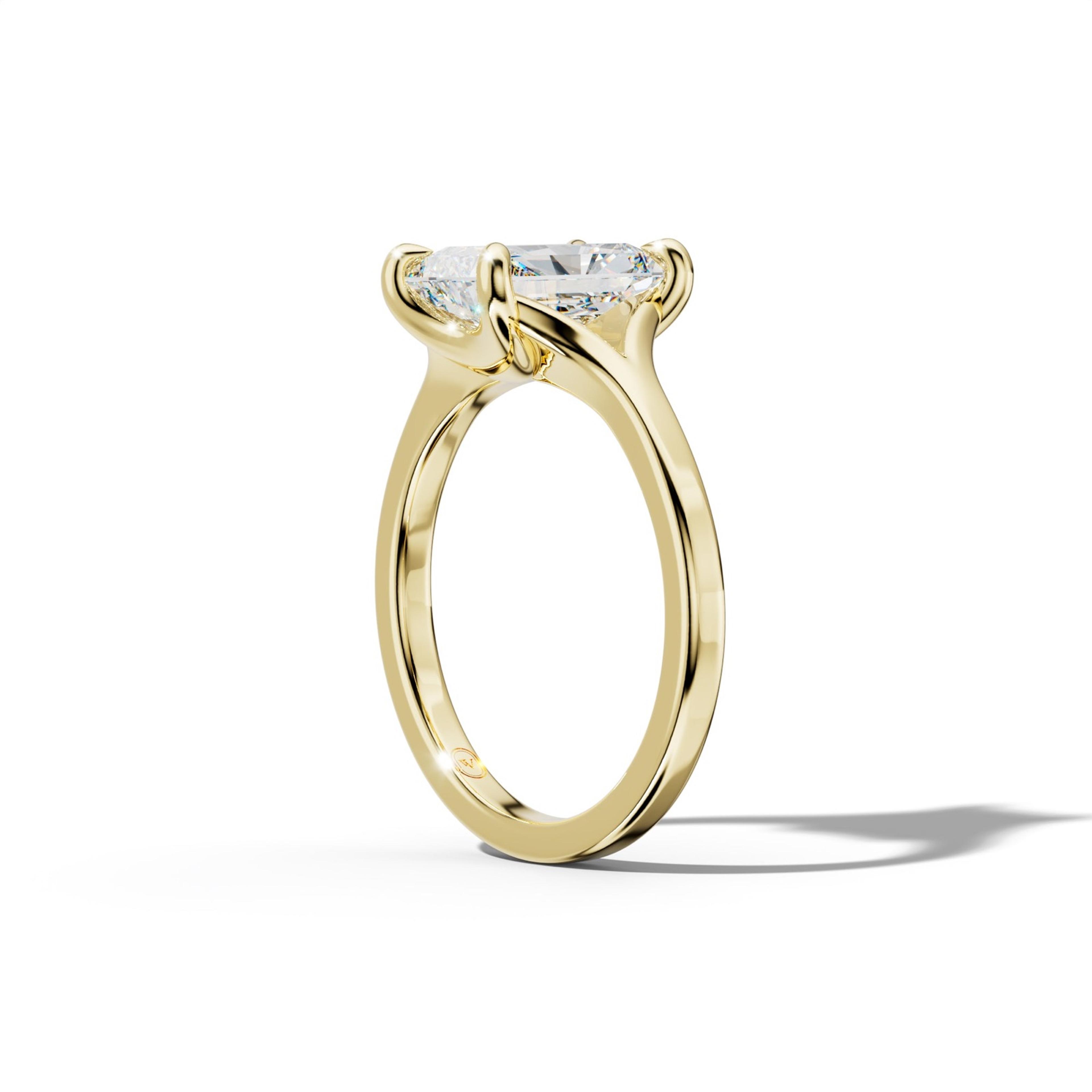 Alicia Radiant Diamond Engagement Ring