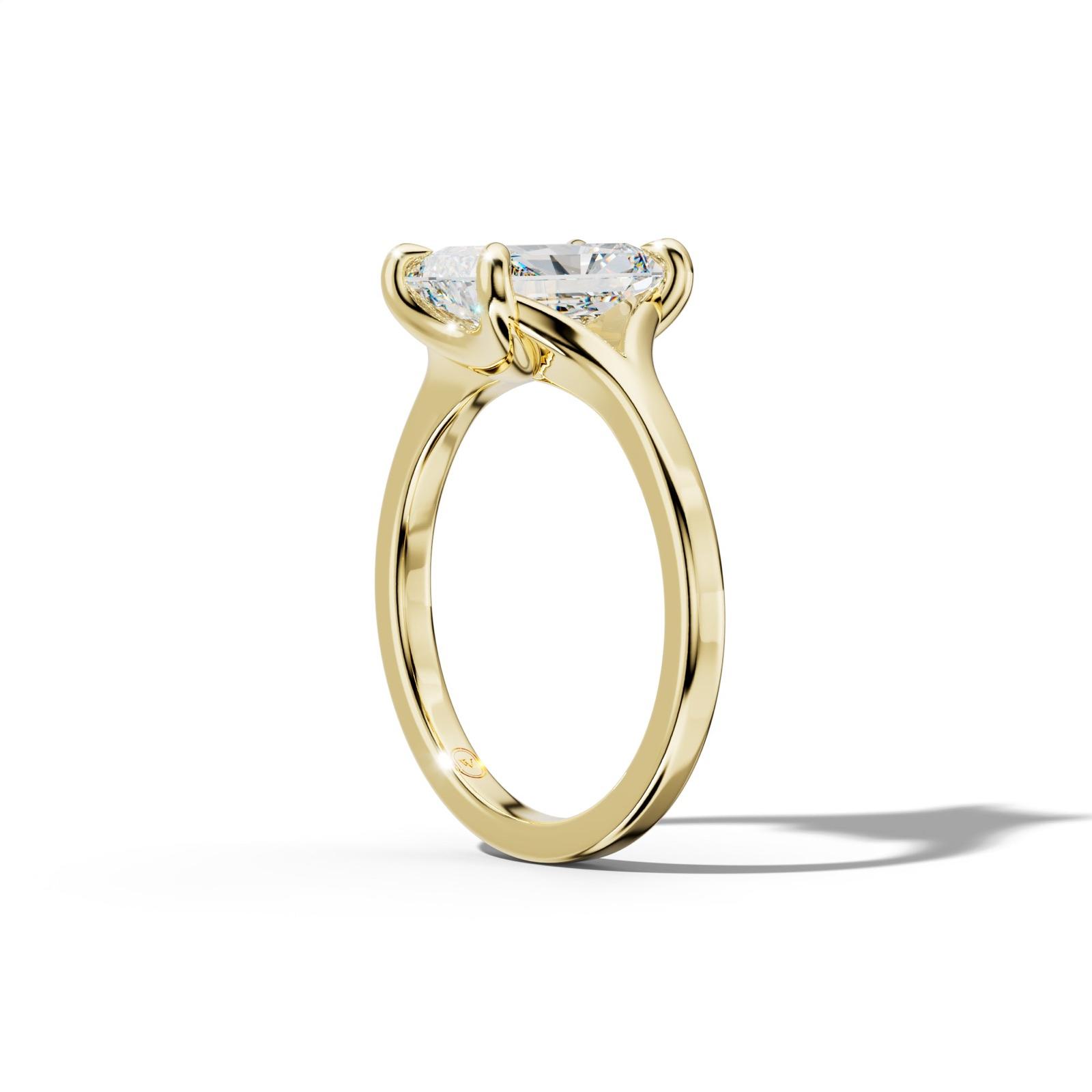 Alicia Radiant Diamond Engagement Ring
