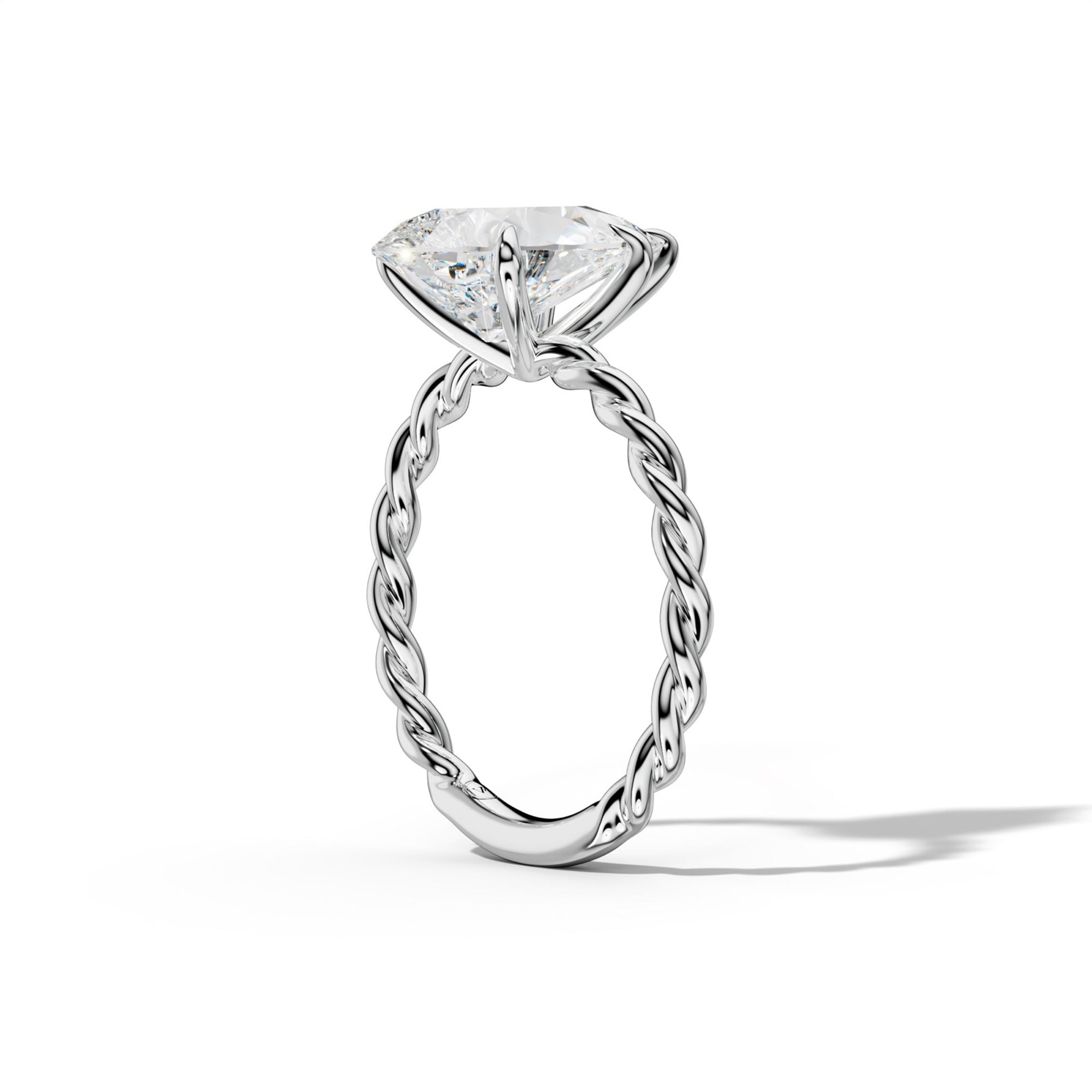 Sunny Pear Shape Engagement Ring