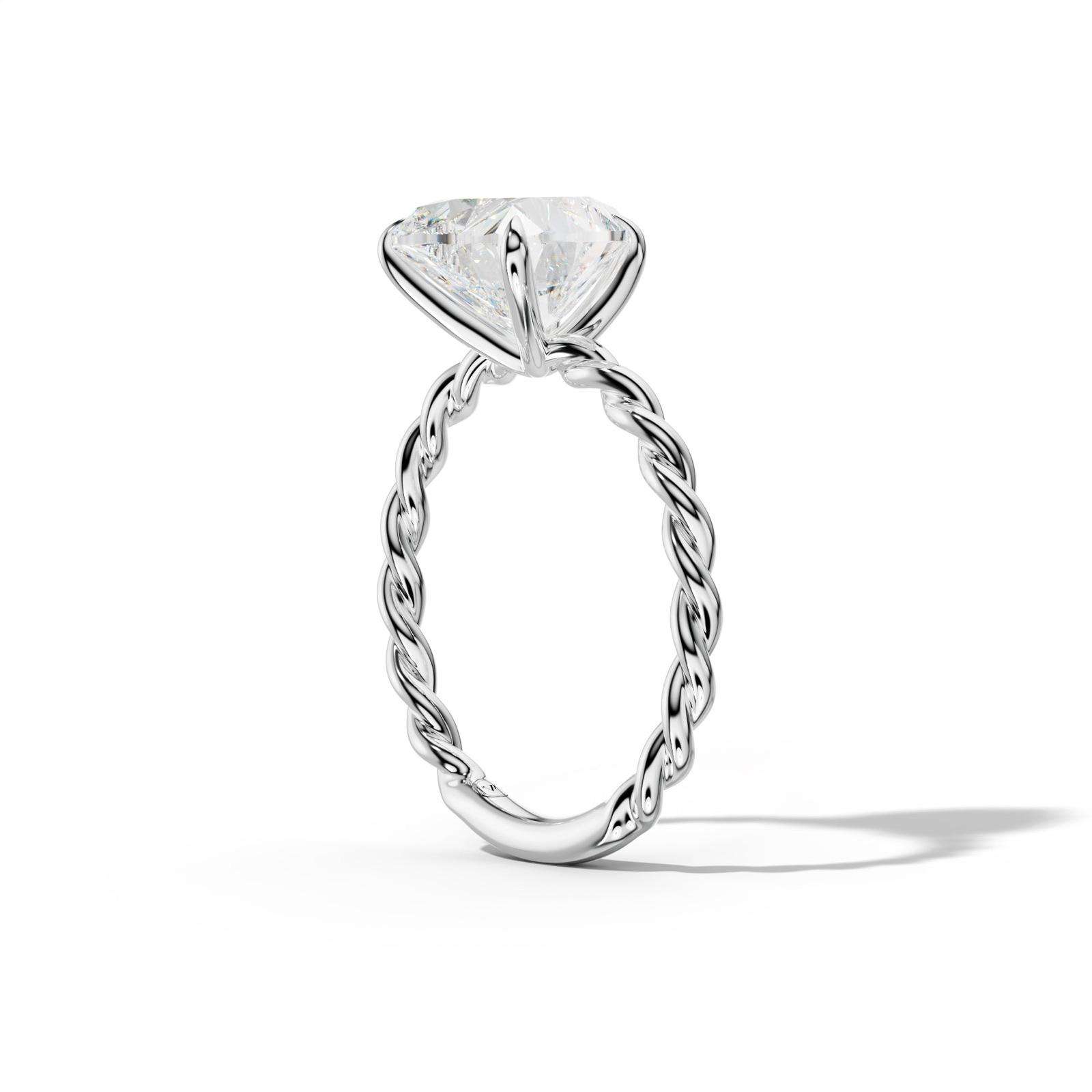 Sunny Heart Diamond Engagement Ring