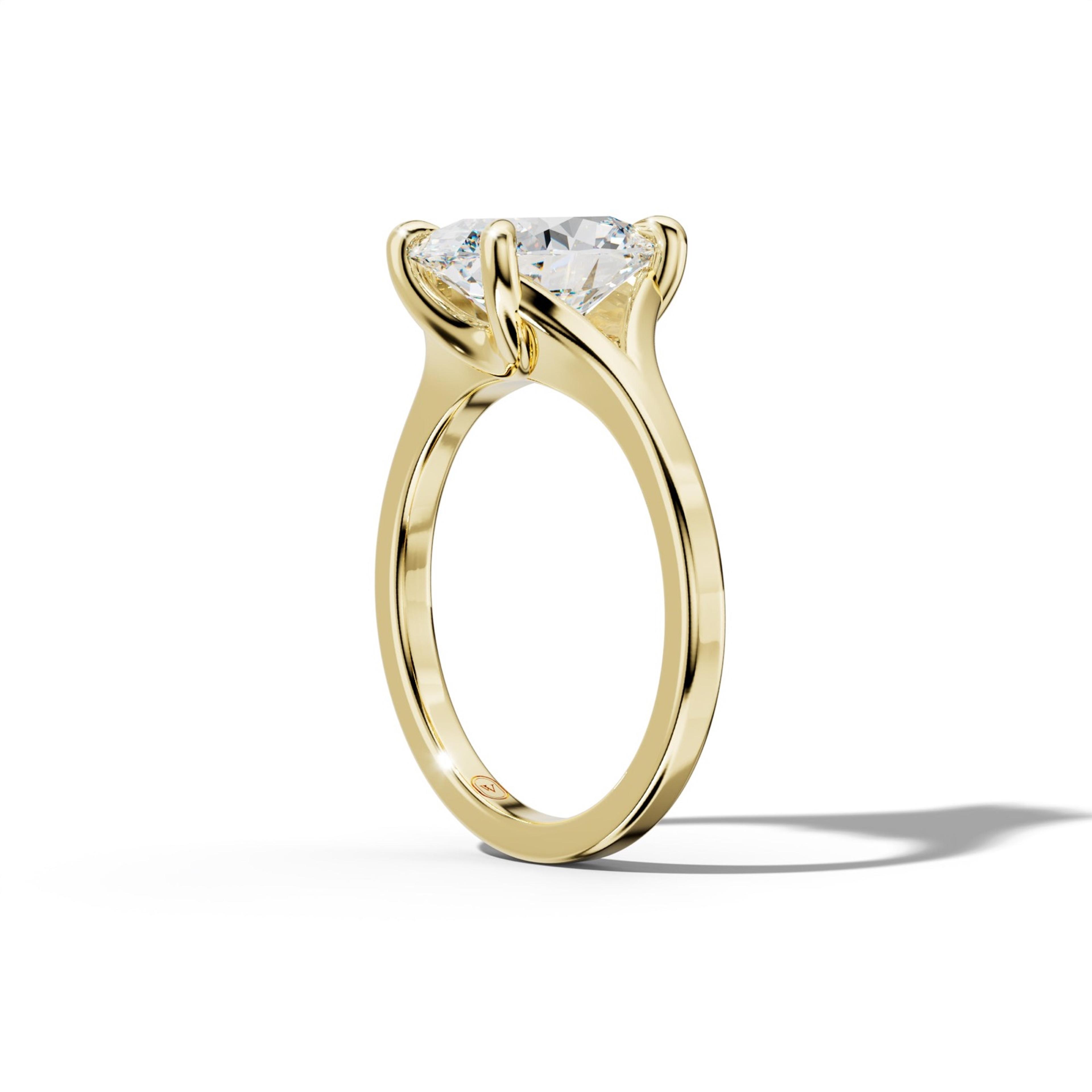 Alicia Oval Diamond Engagement Ring