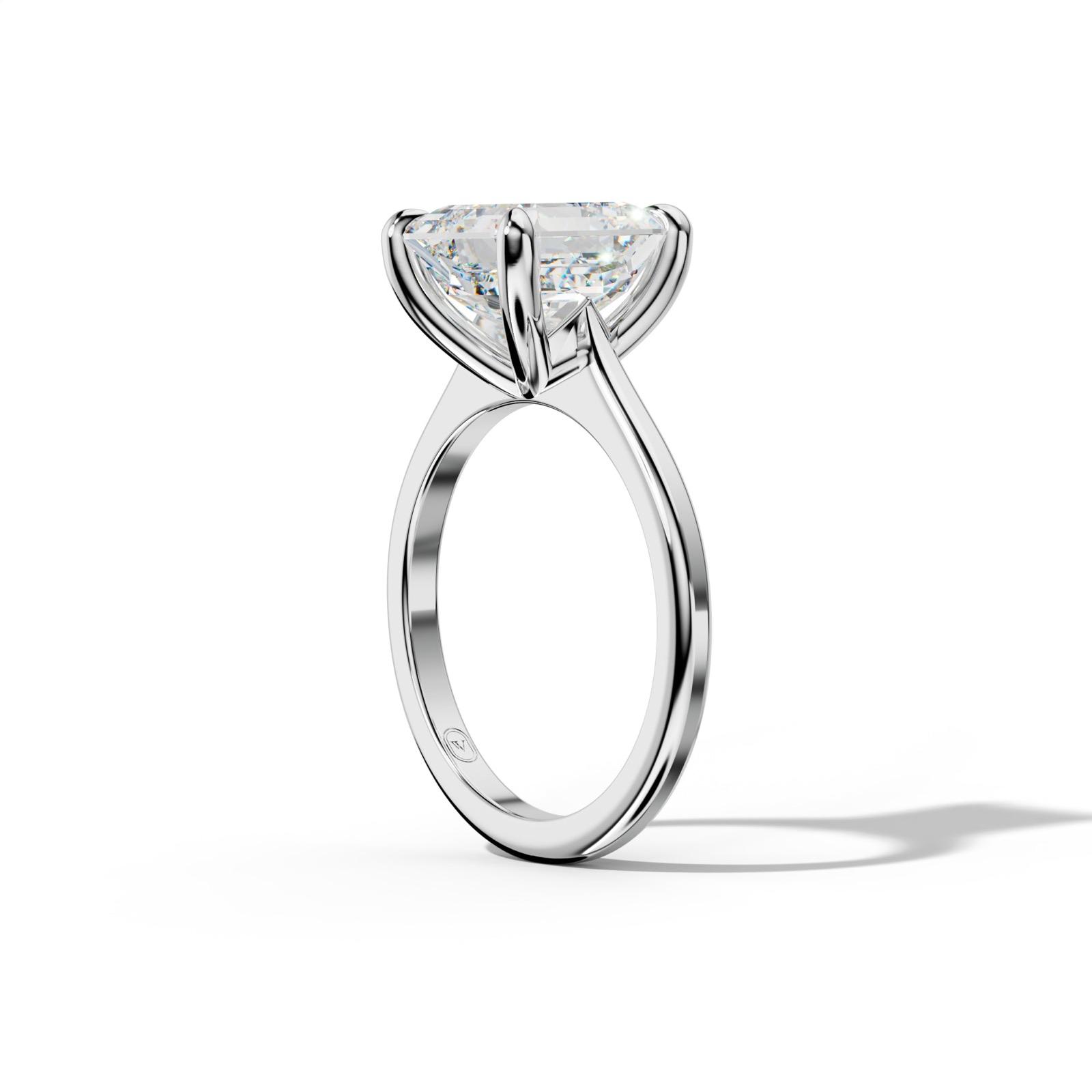Madeline Asscher Cut Engagement Ring