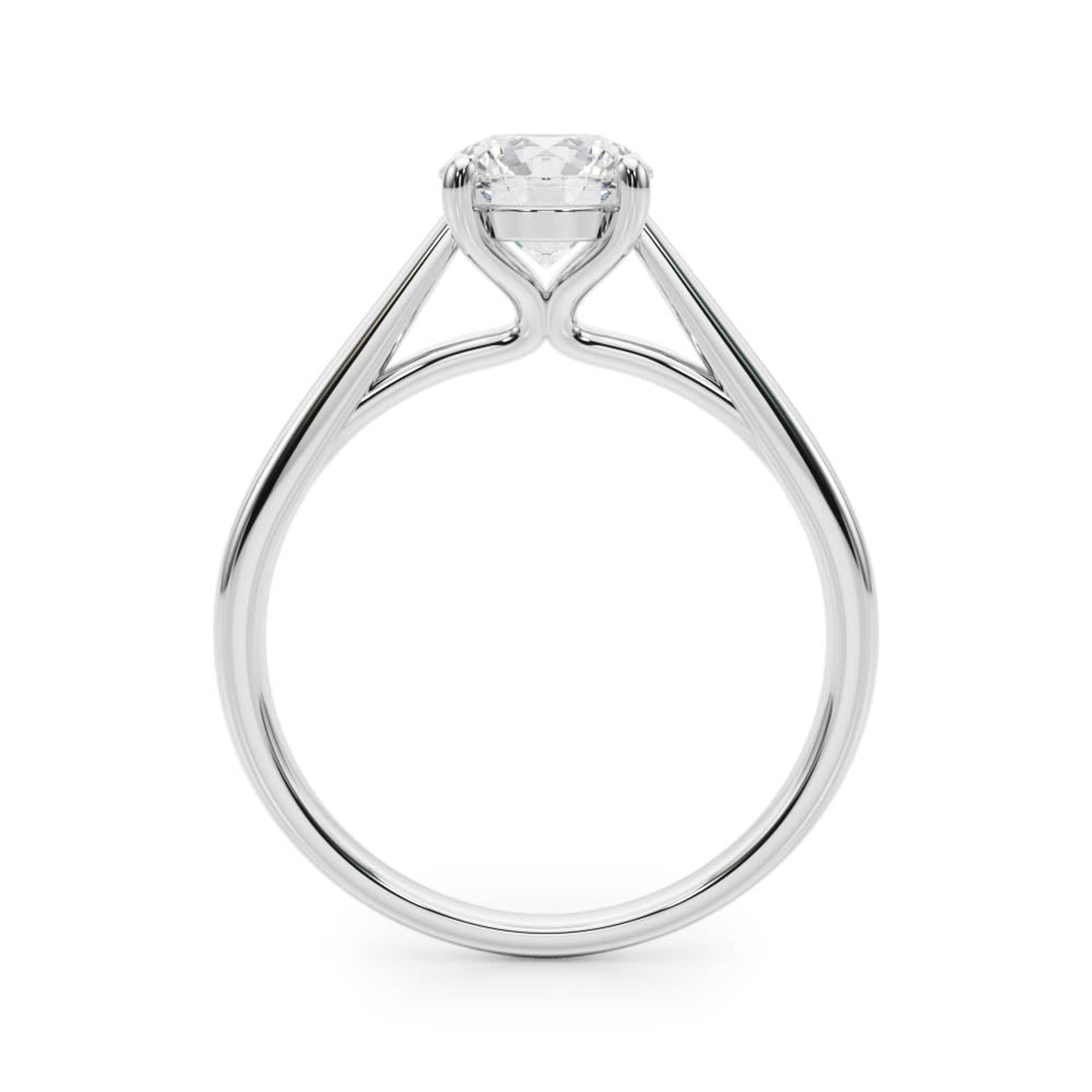 Bella Round Diamond Solitaire Engagement Ring