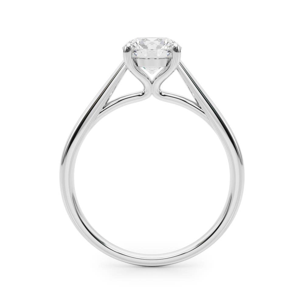 Bella Round Diamond Solitaire Engagement Ring
