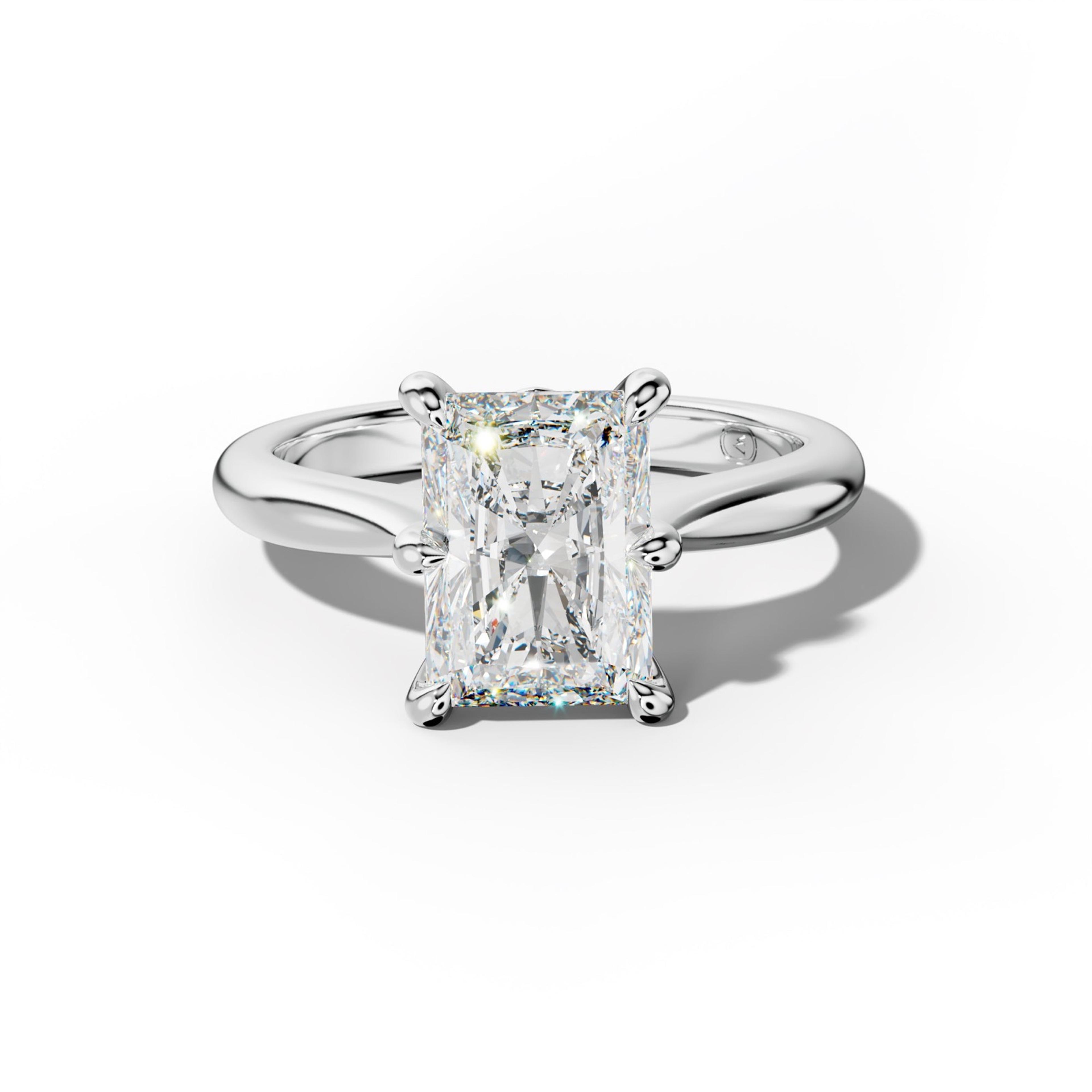 Miranda Radiant Diamond Engagement Ring