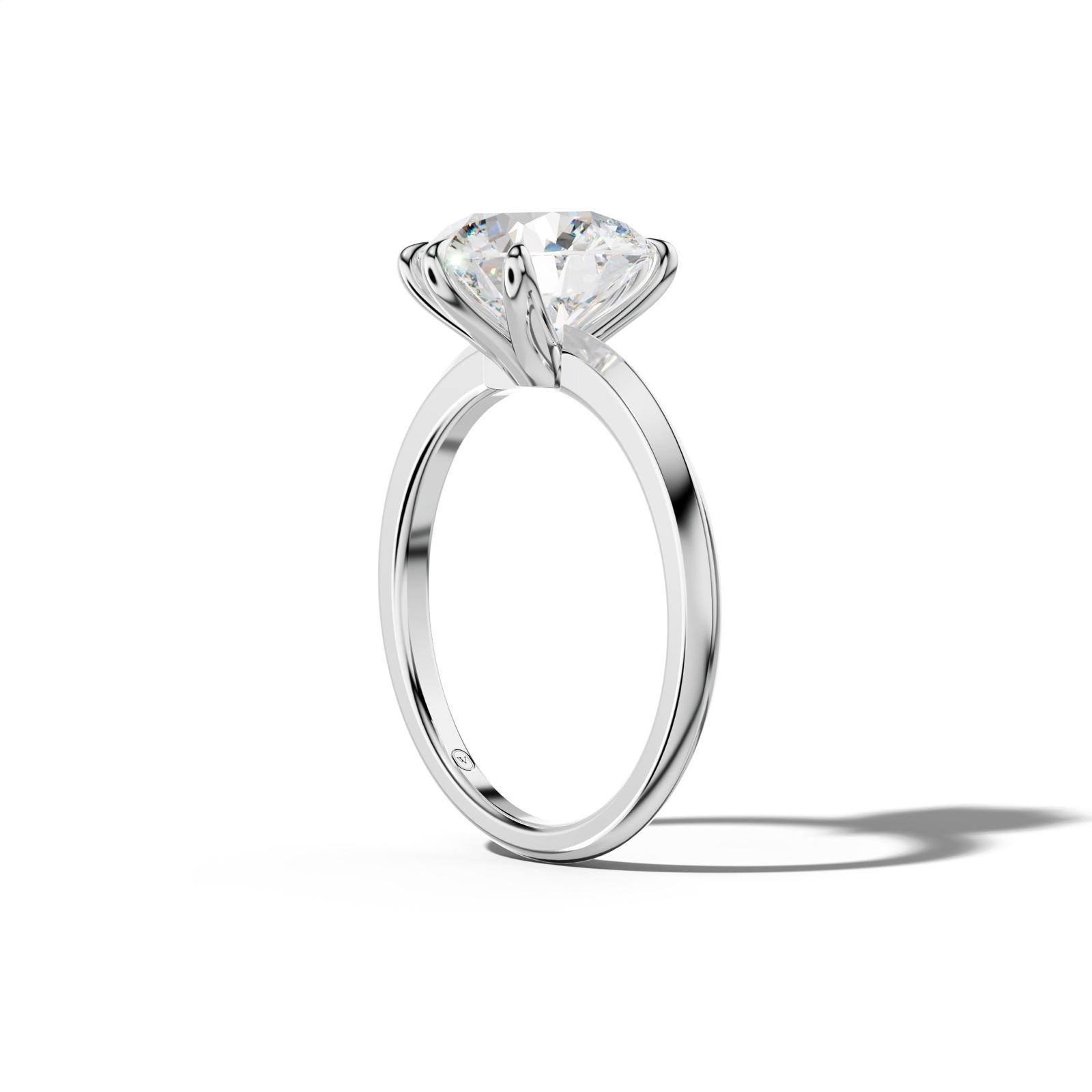 Myra Round Diamond Engagement Ring