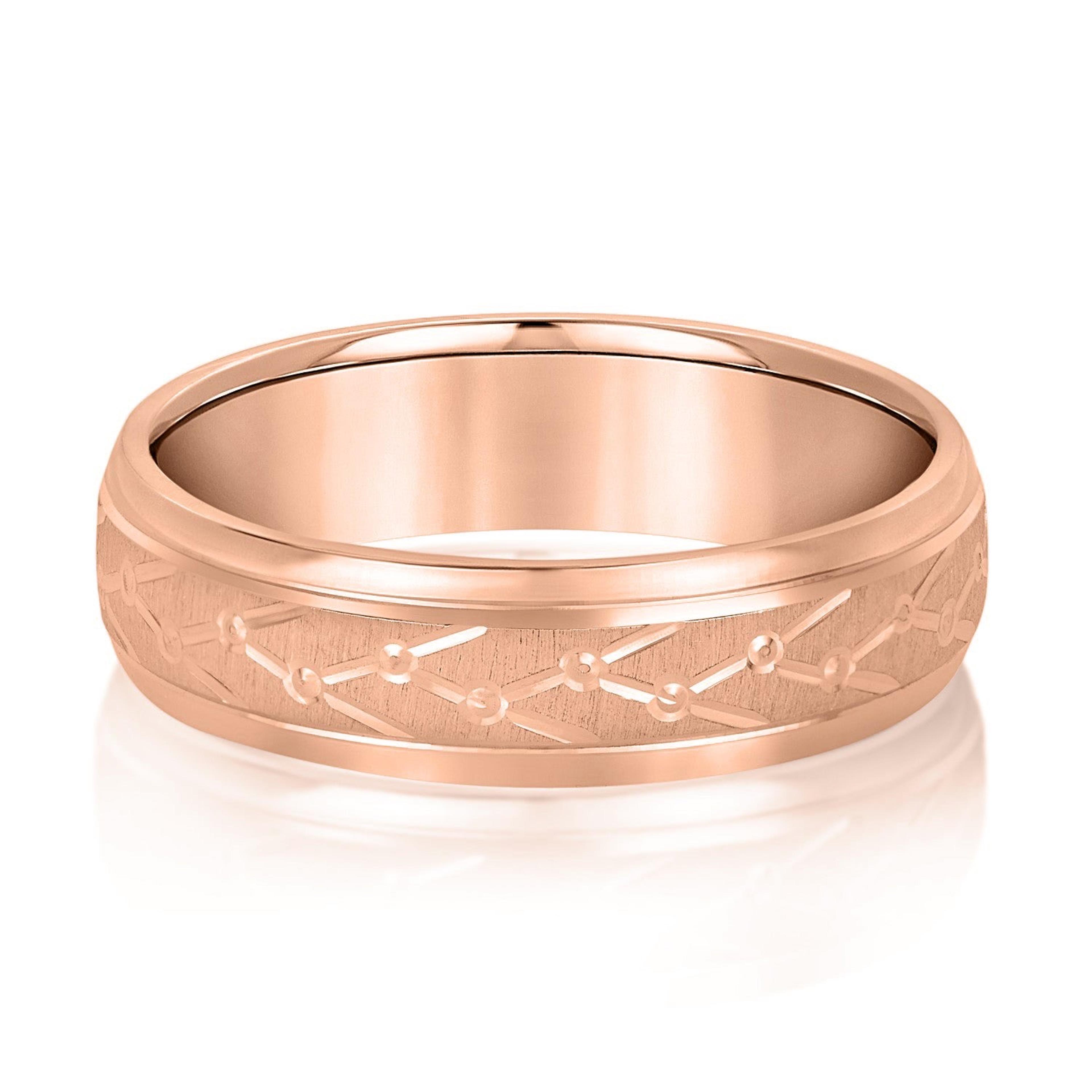 Men’s Unique Structured Pattern Design Band