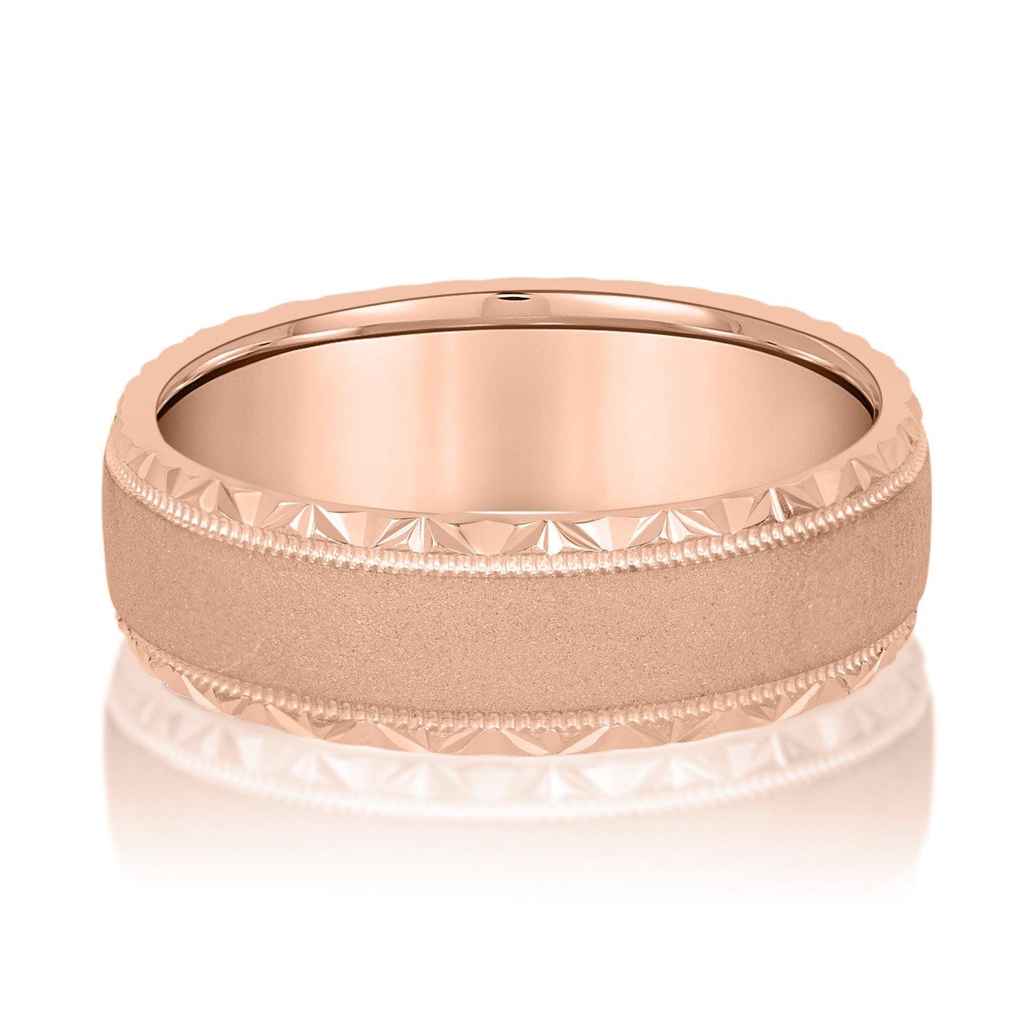 Men's Hammered Edge Band