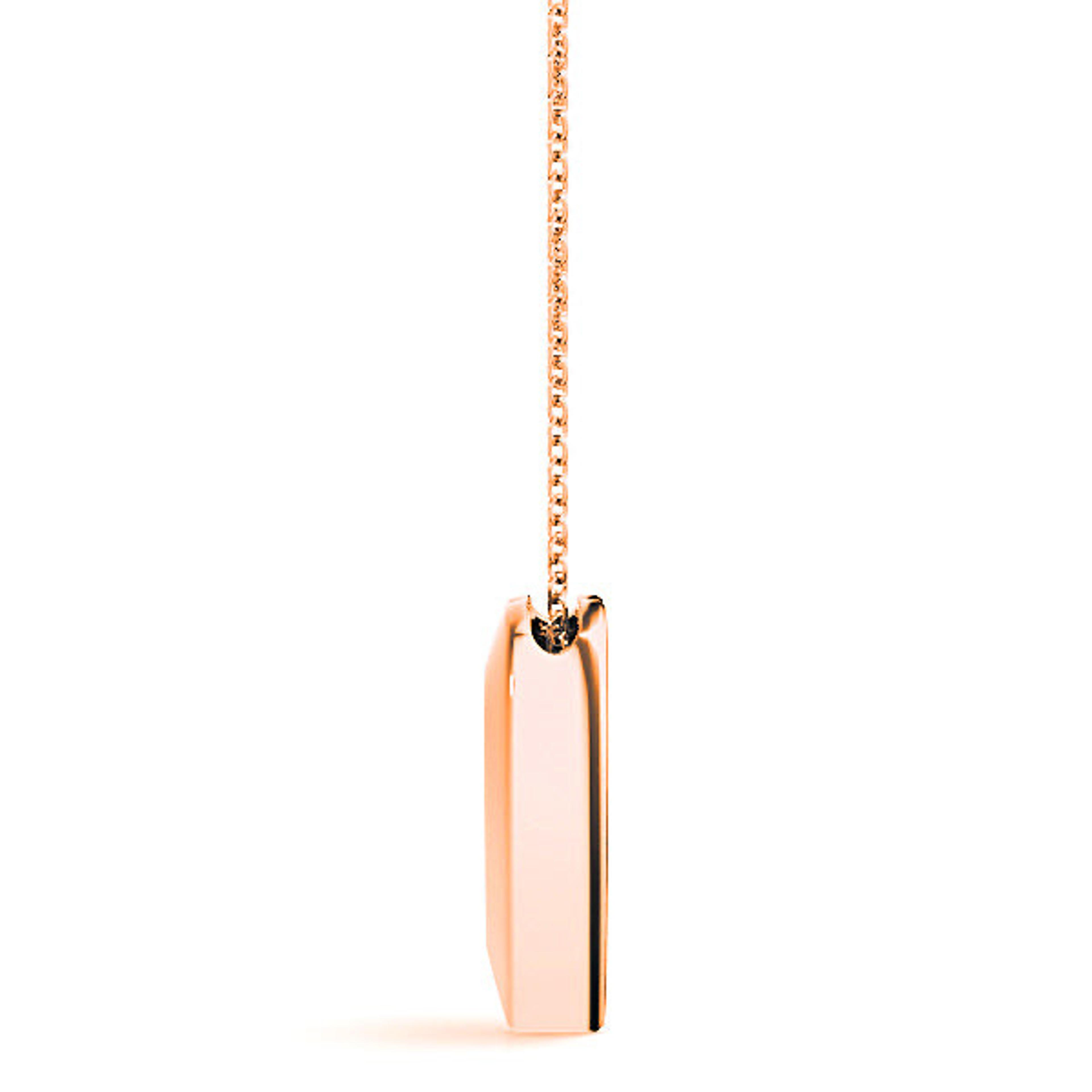 Diamond in Hearth Solitaire Necklace Pendant-VIRABYANI
