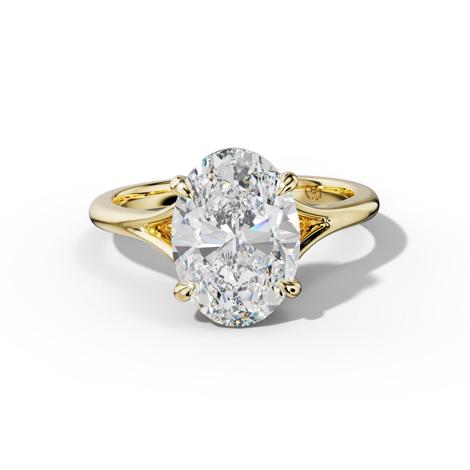 Jane Oval Diamond Engagement Ring