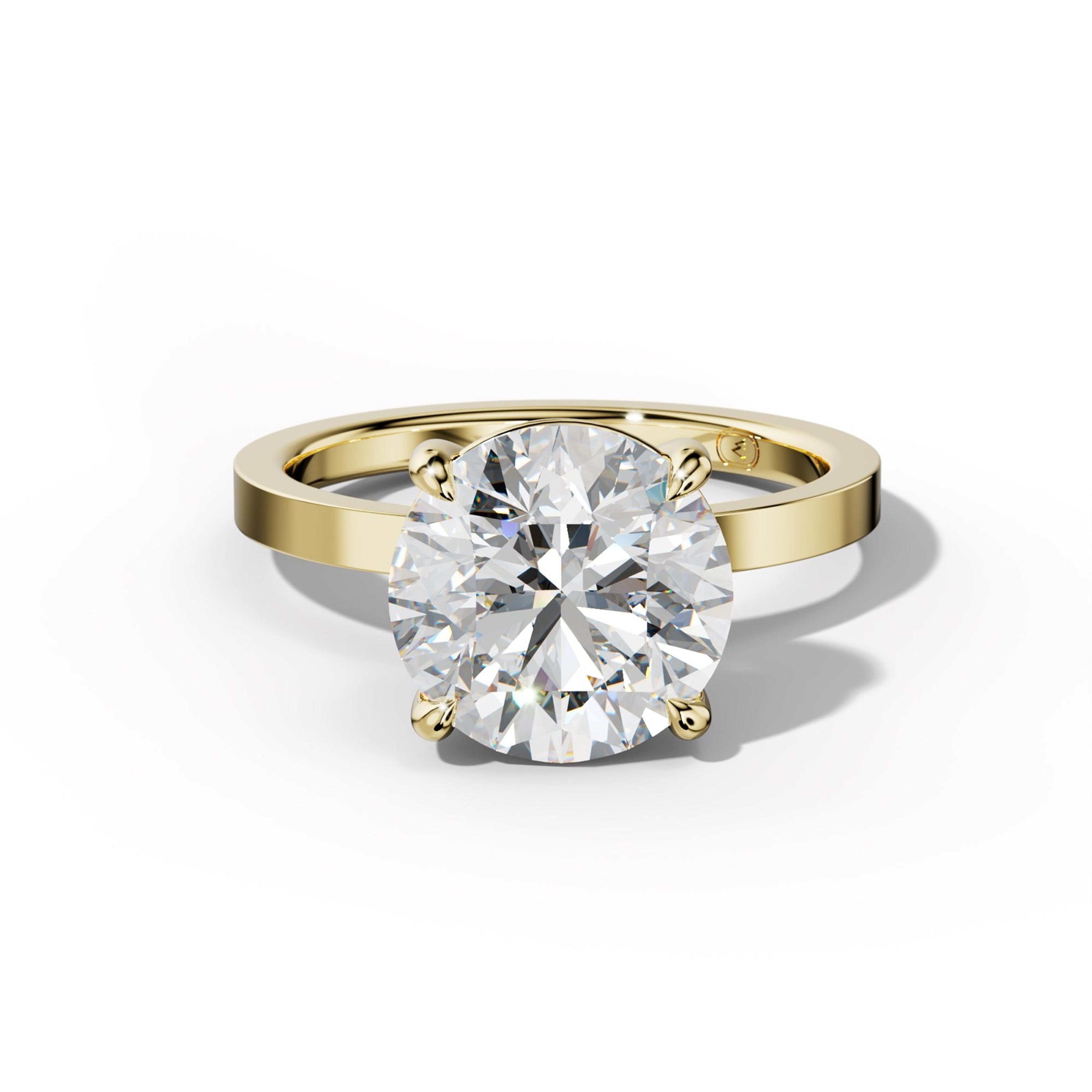 Gabriella Round Diamond Engagement Ring