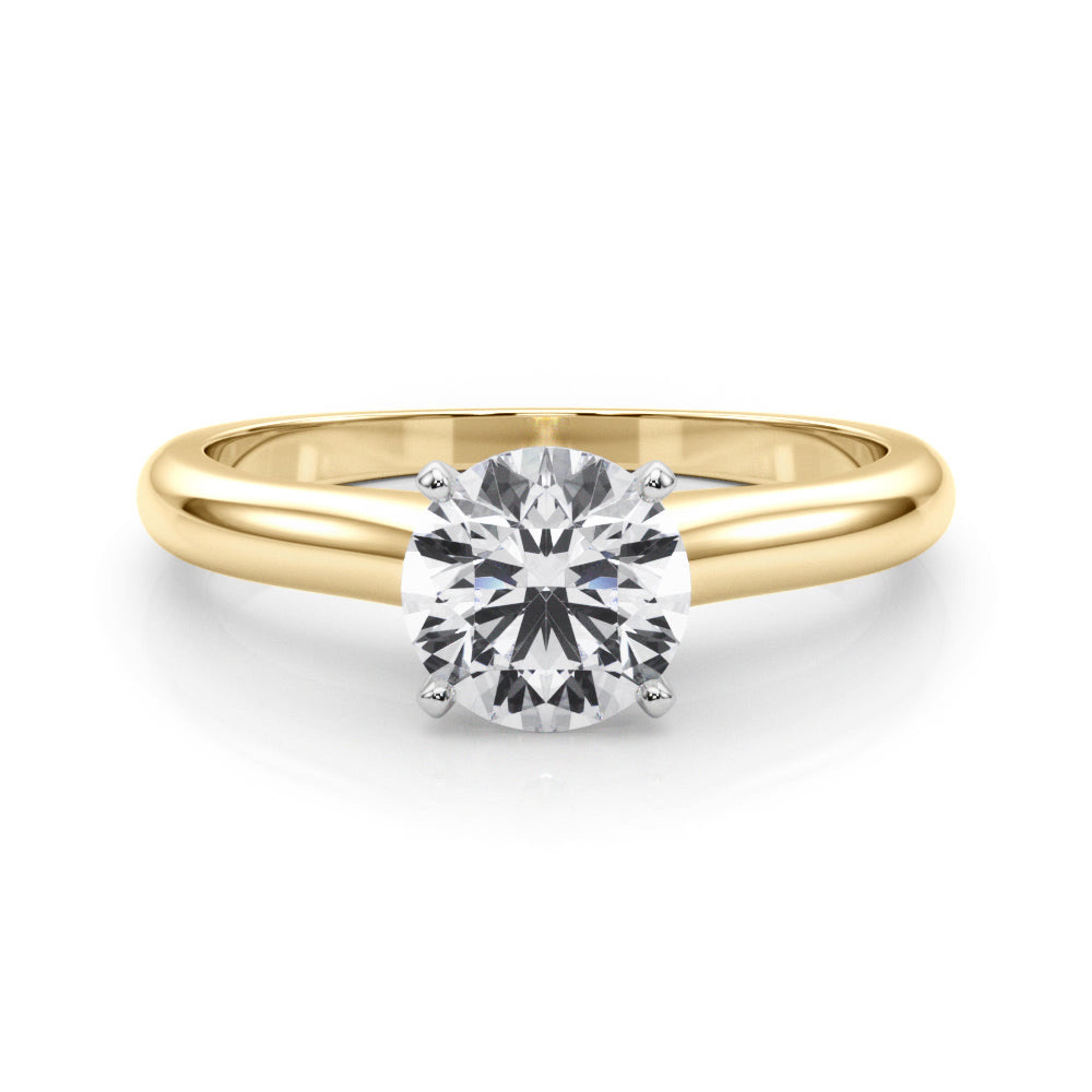 Isabella Round Diamond Solitaire Engagement Ring
