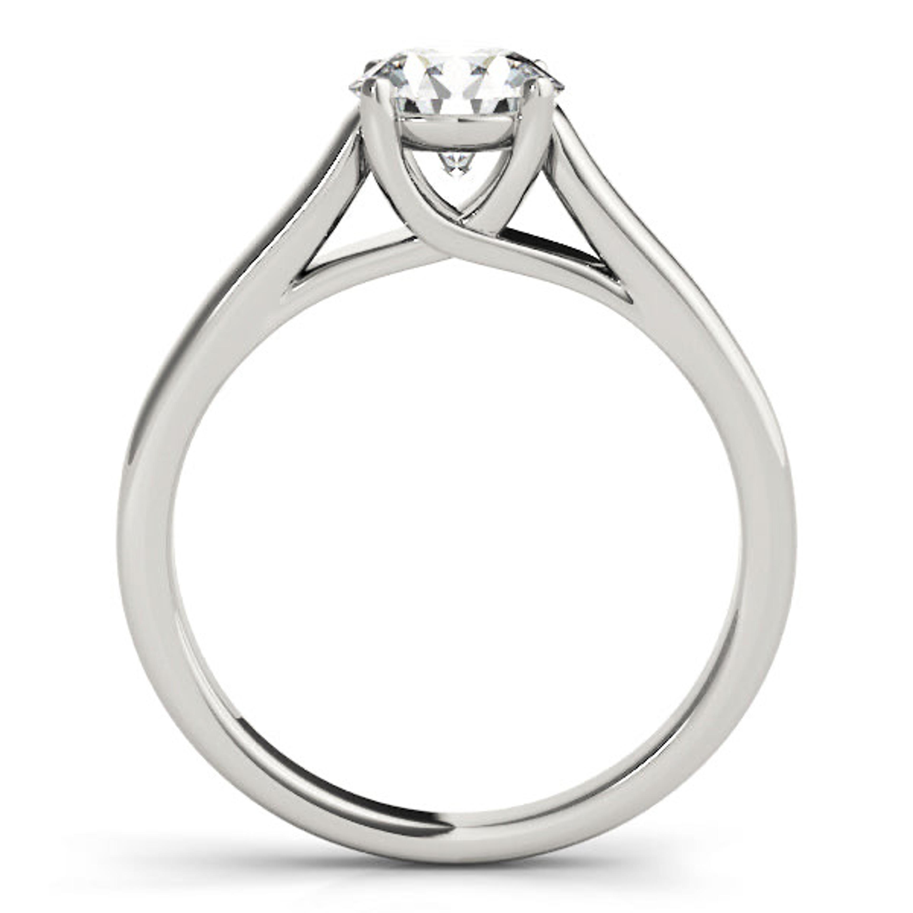 Evelyn Round Diamond Solitaire Engagement Ring