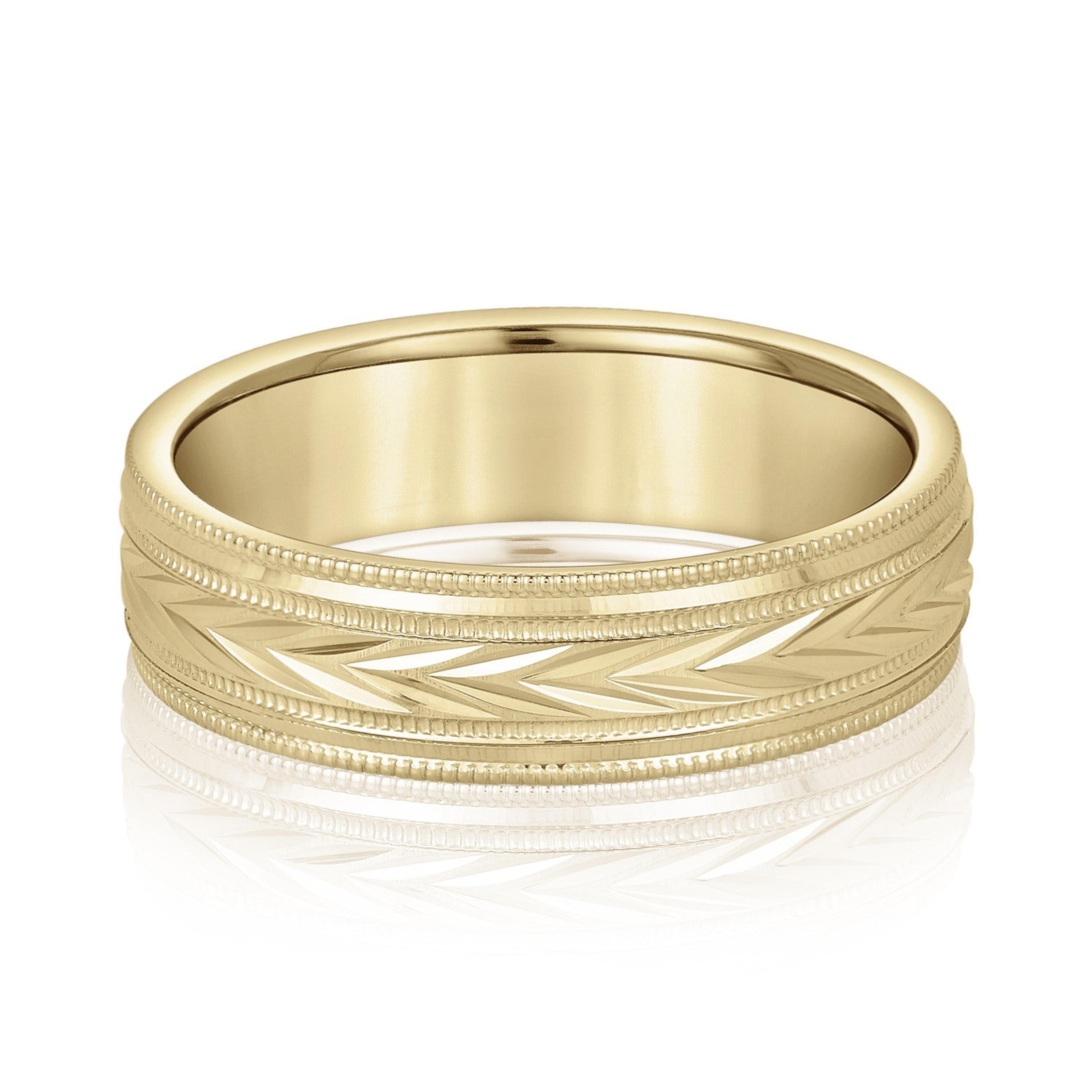 Men's Vintage Style with V Pattern Band