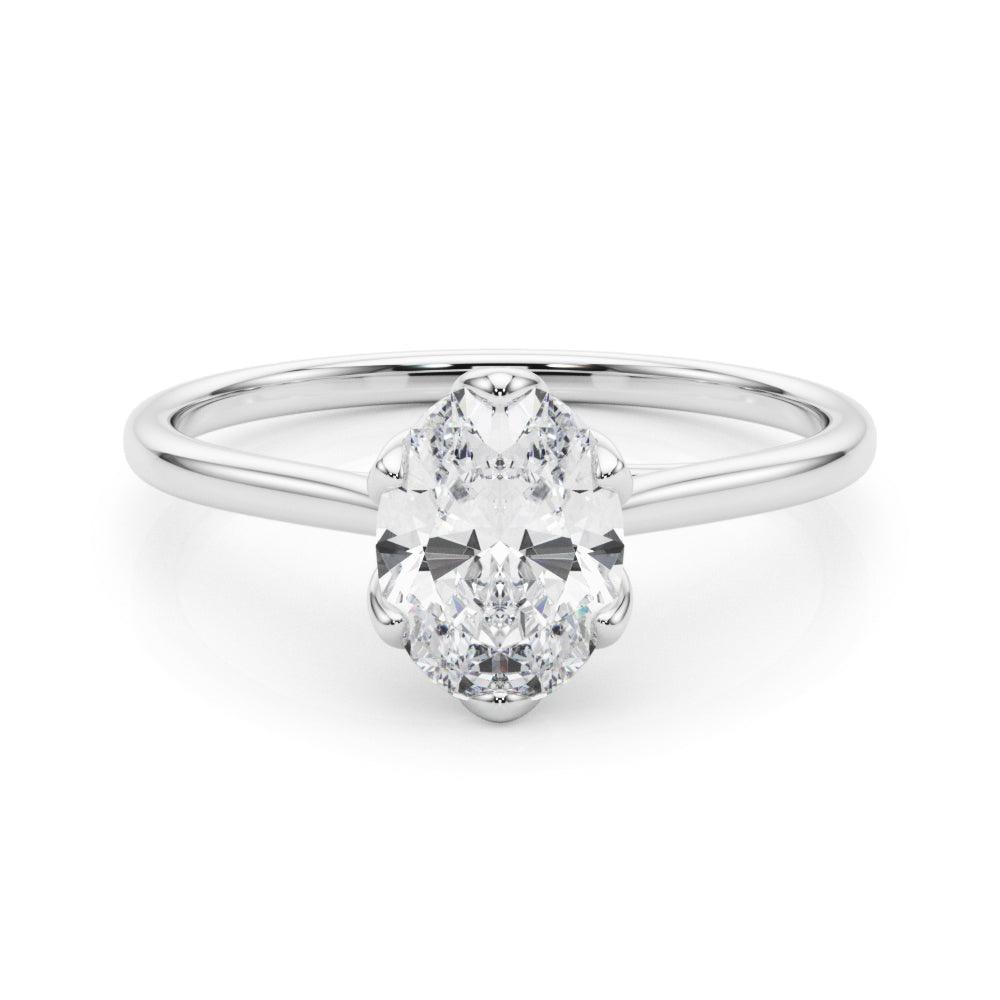 Esme Oval Diamond Solitaire Engagement Ring