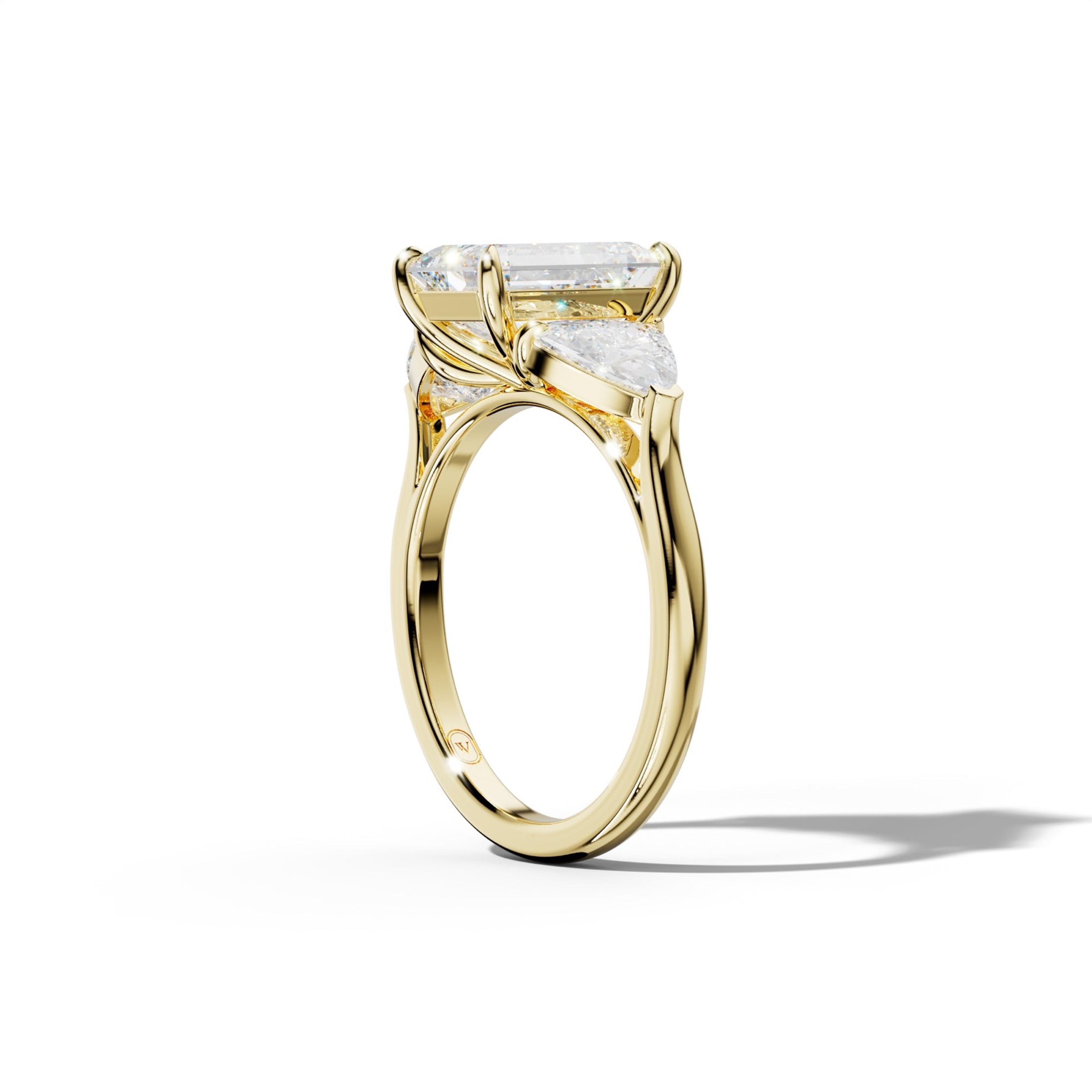 Ivy Emerald Cut Engagement Ring