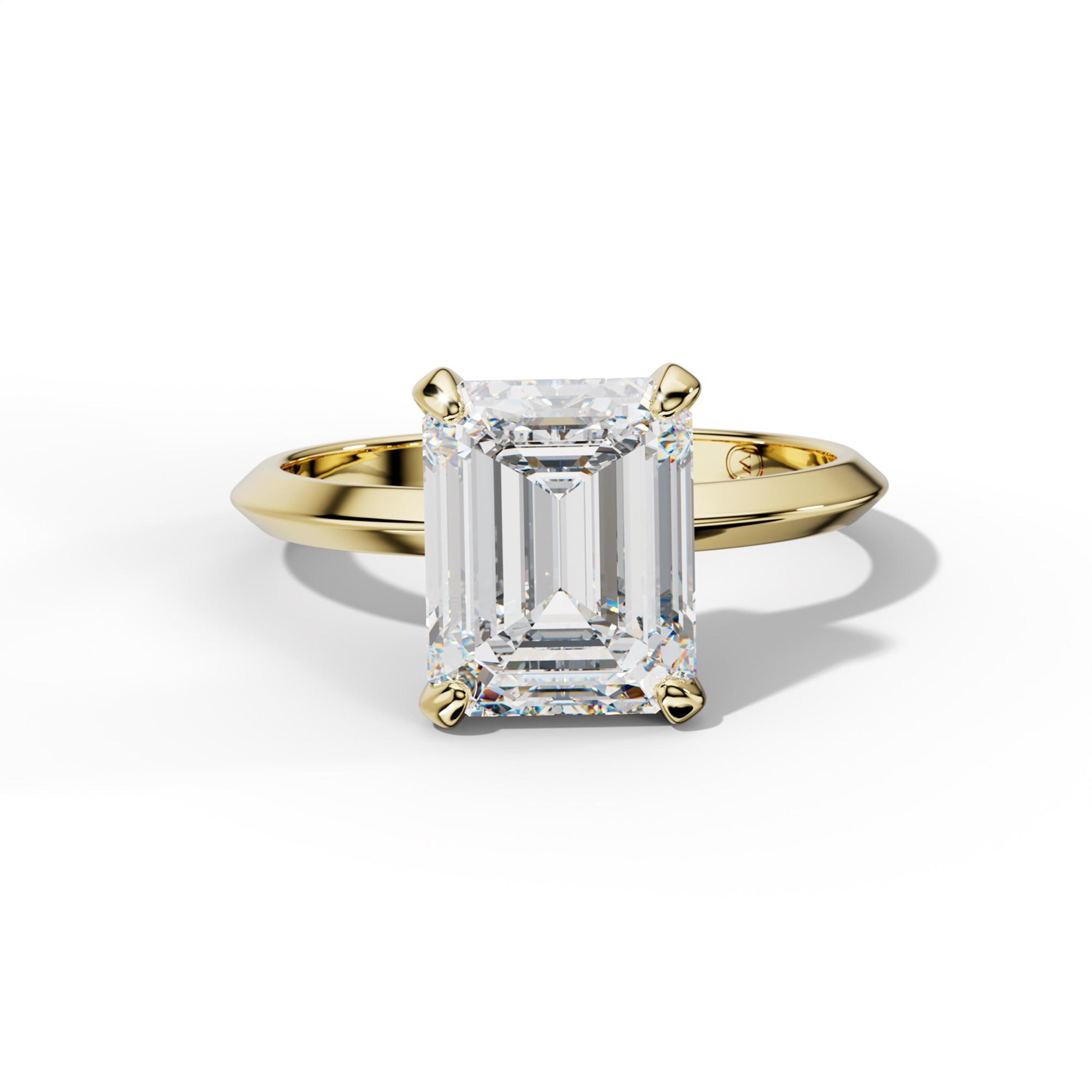 Tessa Emerald Cut Engagement Ring