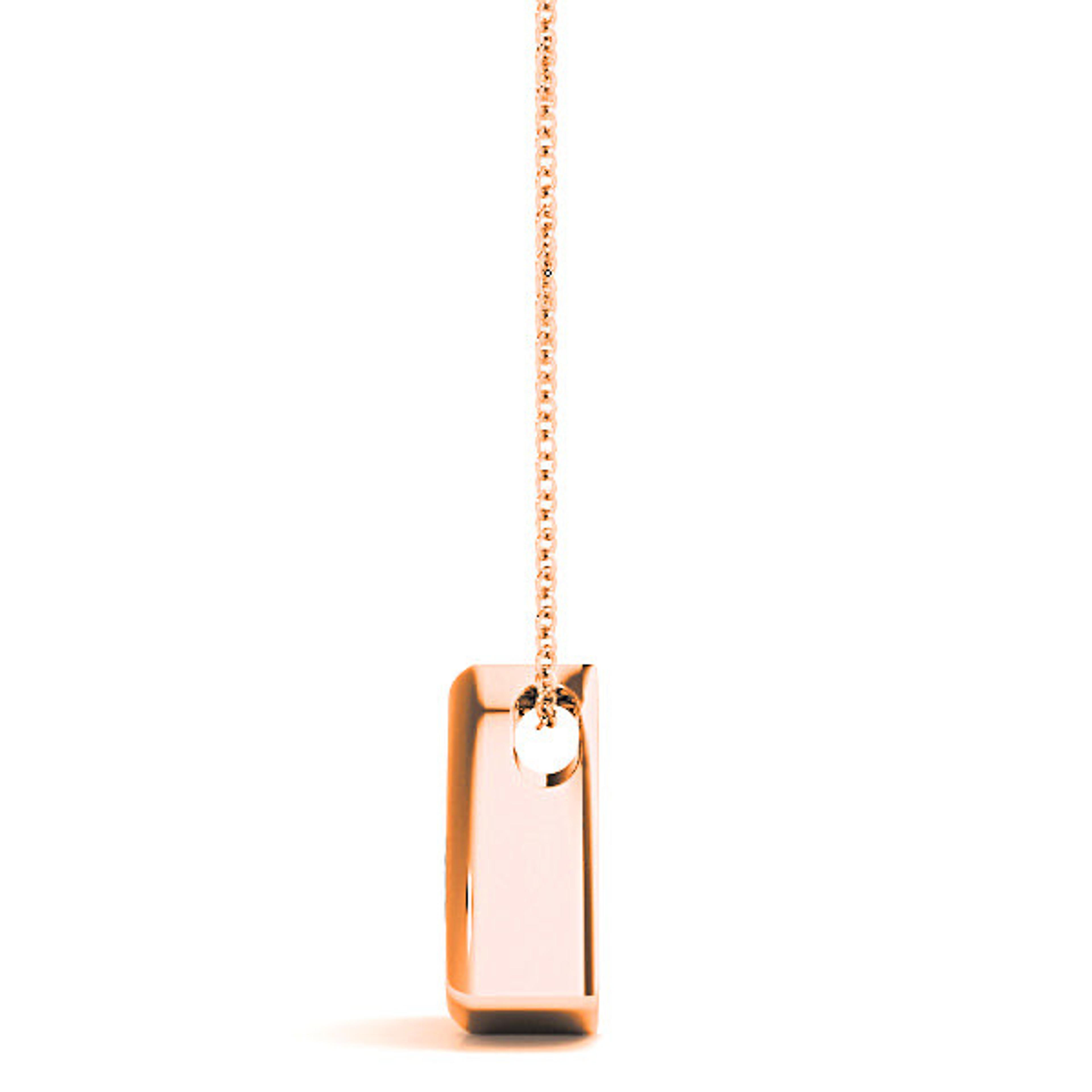 Three Prong Round Diamond Solitaire Necklace Pendant-VIRABYANI