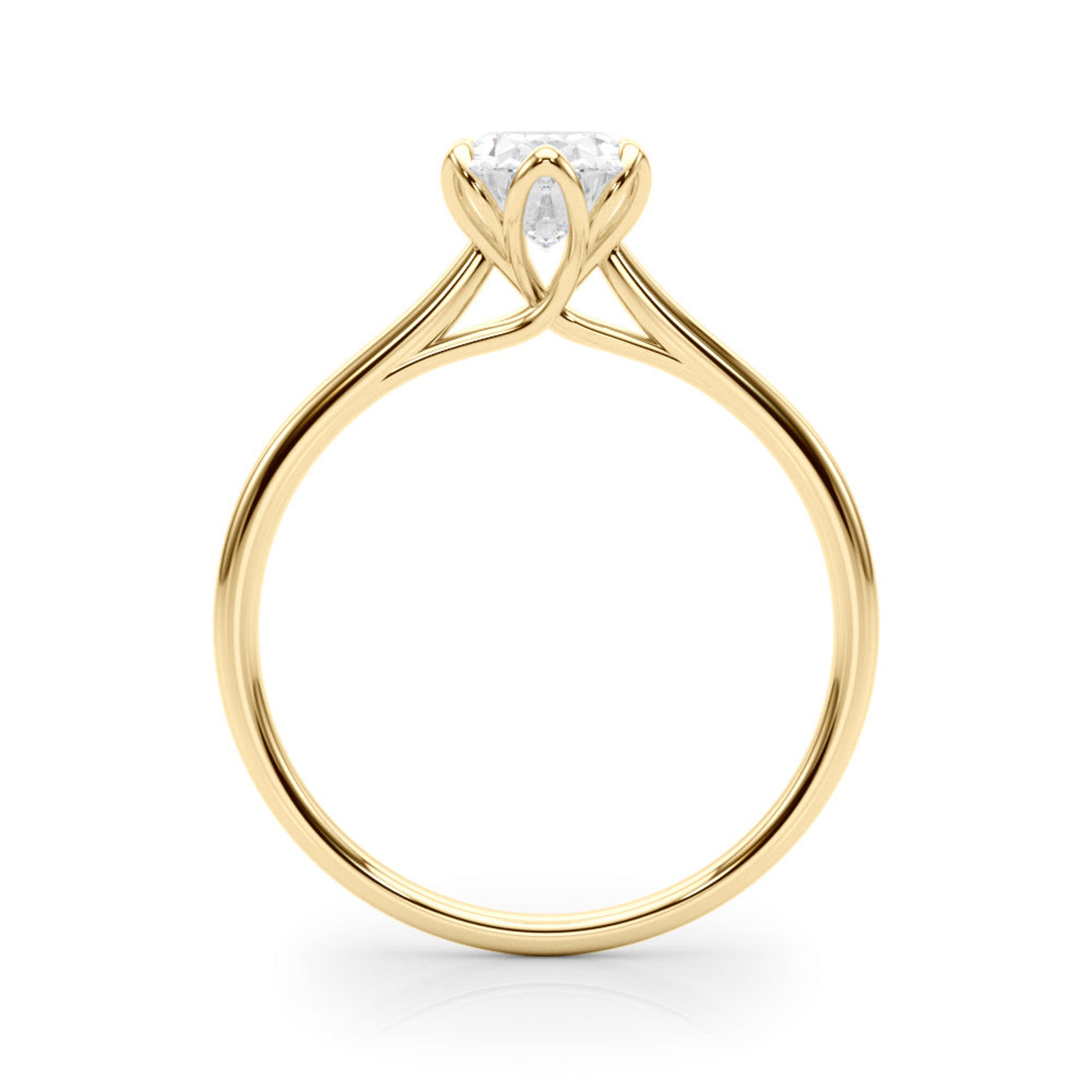 Esme Oval Diamond Solitaire Engagement Ring