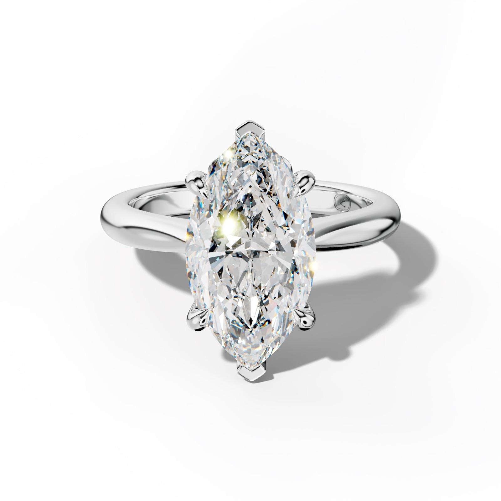 Miranda Marquise Diamond Engagement Ring
