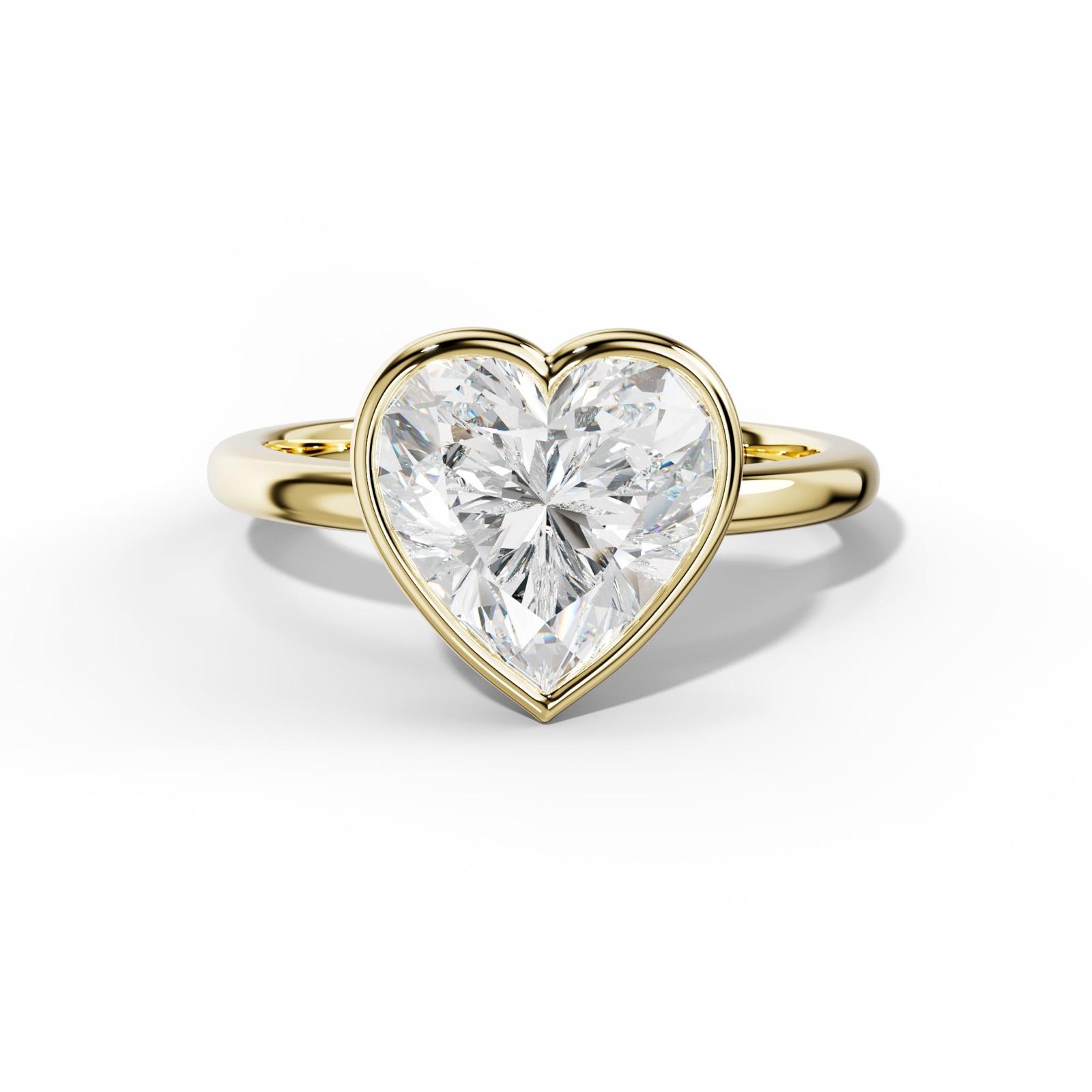 Malaya Heart Diamond Engagement Ring