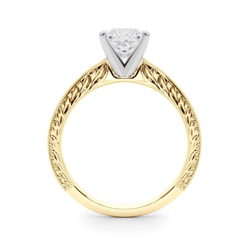 Victoria Princess Diamond Solitaire Engagement Ring