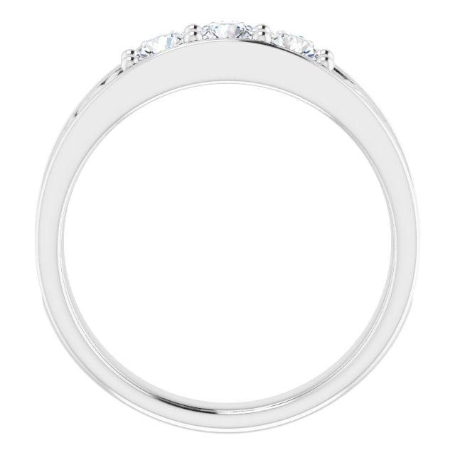 0.75 ctw Round Diamond Filigree Accent Men's Ring Vintage Inspired