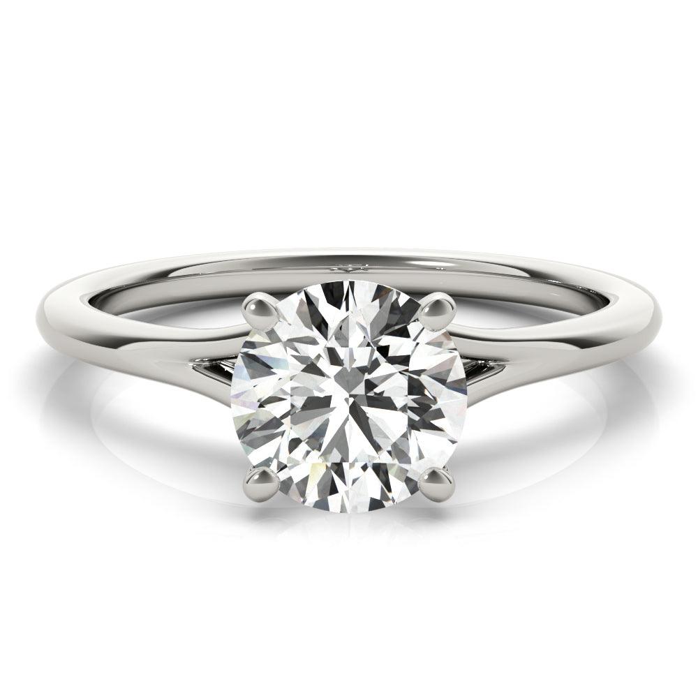Aria Round Diamond Solitaire Engagement Ring