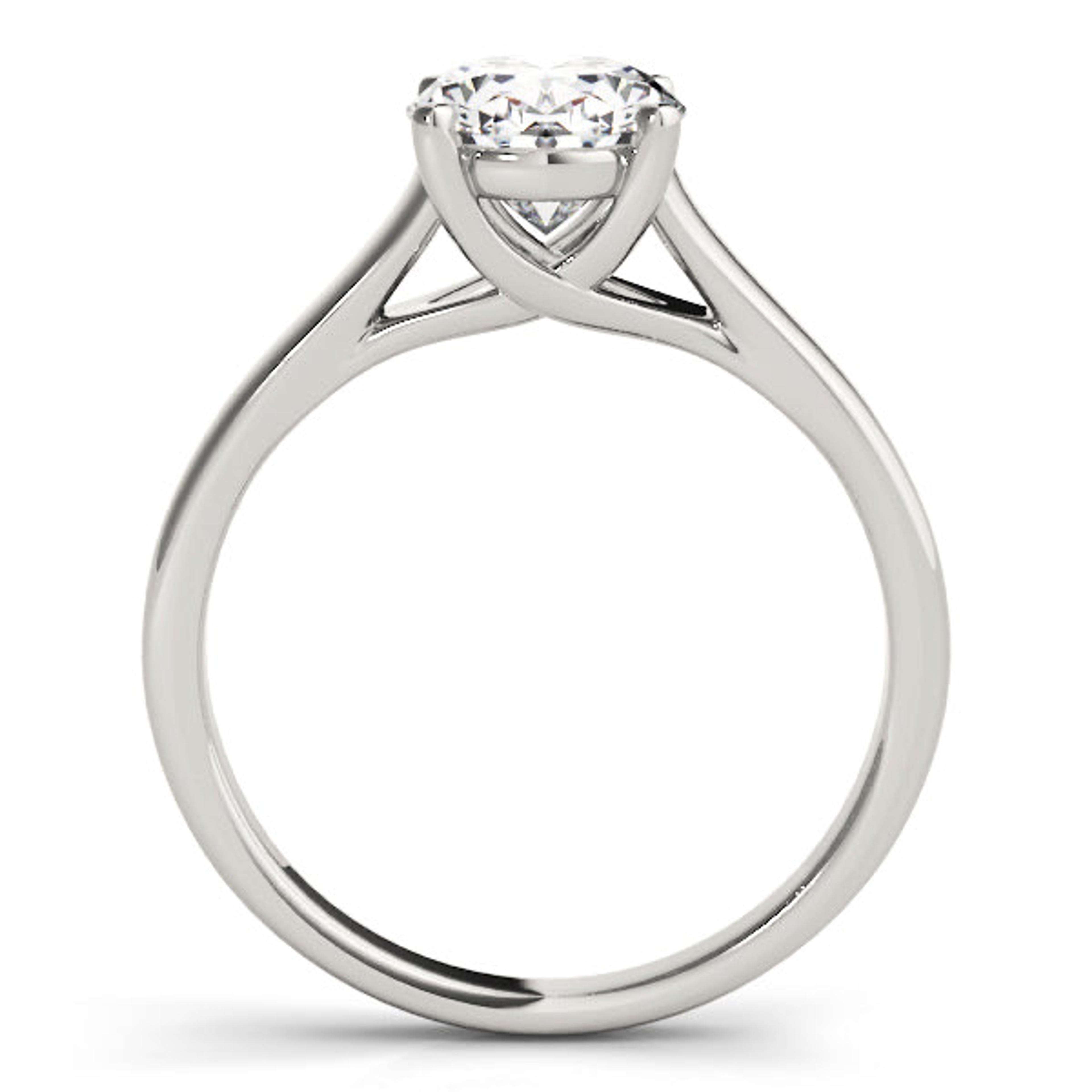 Evelyn Oval Lab Grown Diamond Solitaire Engagement Ring IGI Certified