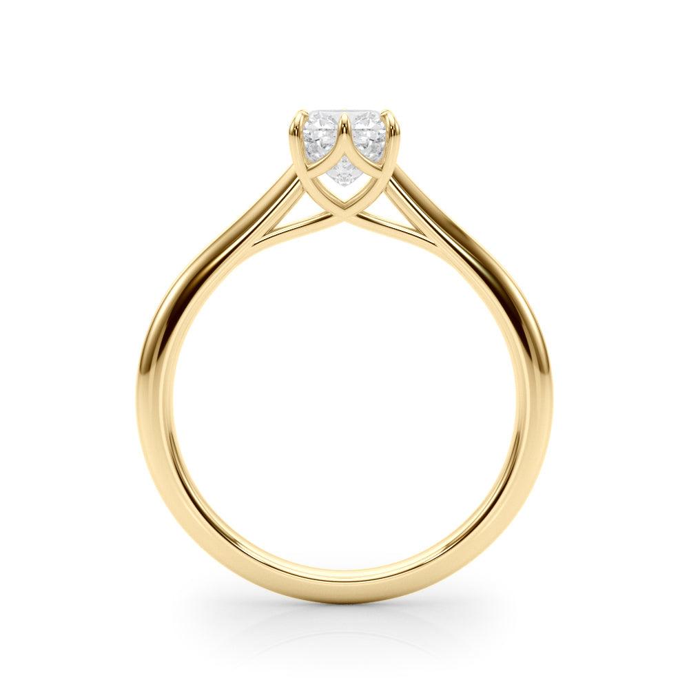 Grace Cushion Lab Grown Diamond Solitaire Engagement Ring IGI Certified