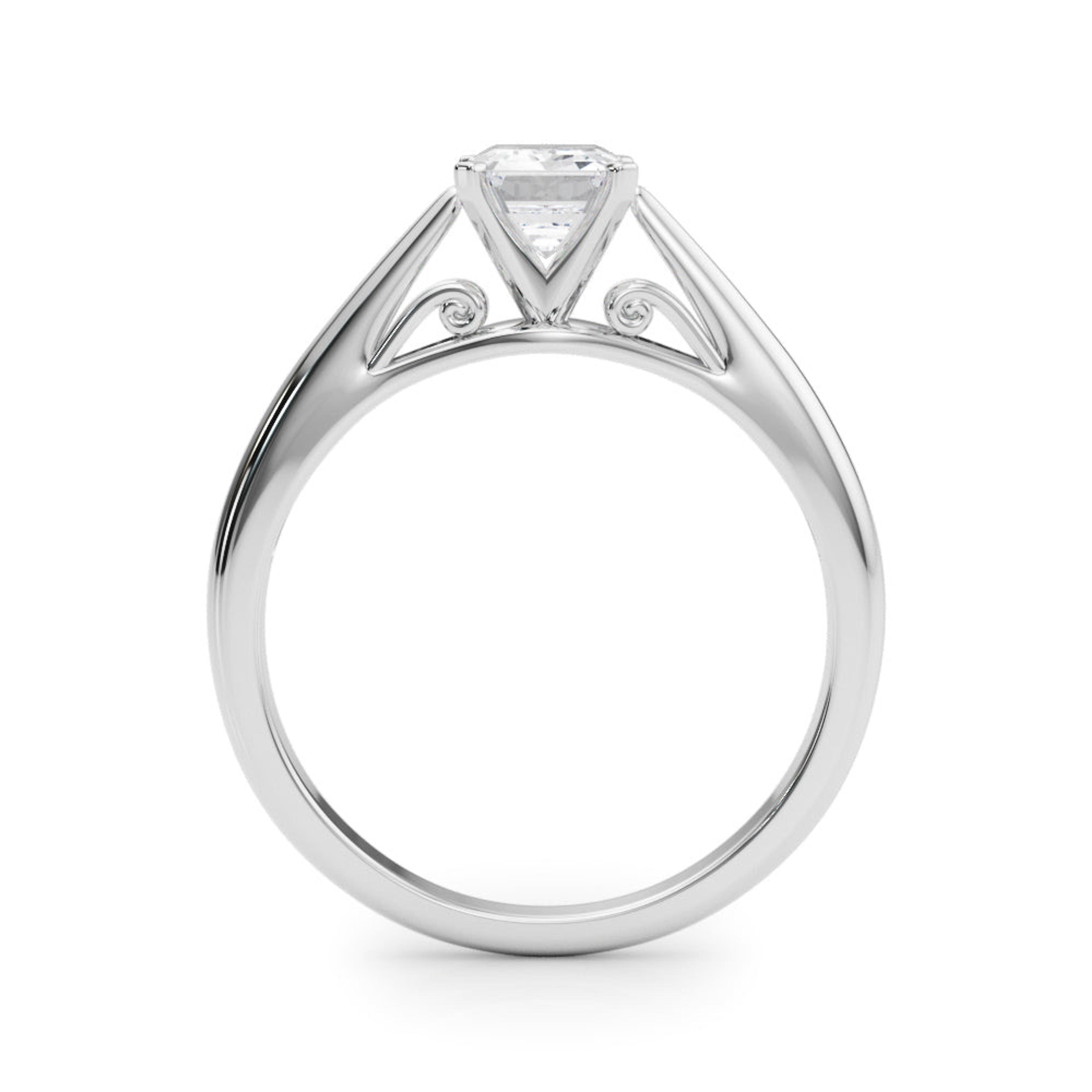 Katerina Emerald Lab Grown Diamond Solitaire Engagement Ring IGI Certified