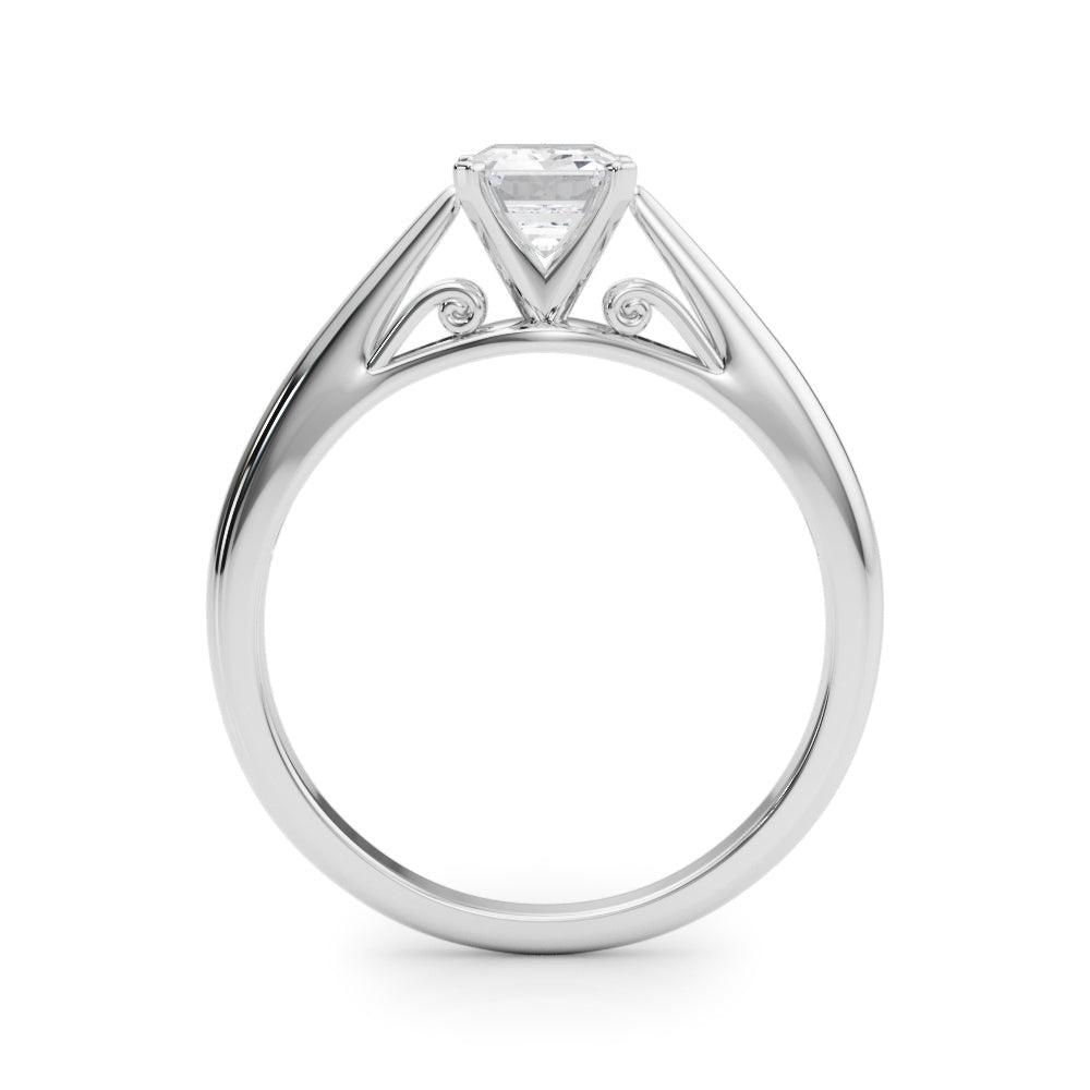 Katerina Emerald Lab Grown Diamond Solitaire Engagement Ring IGI Certified