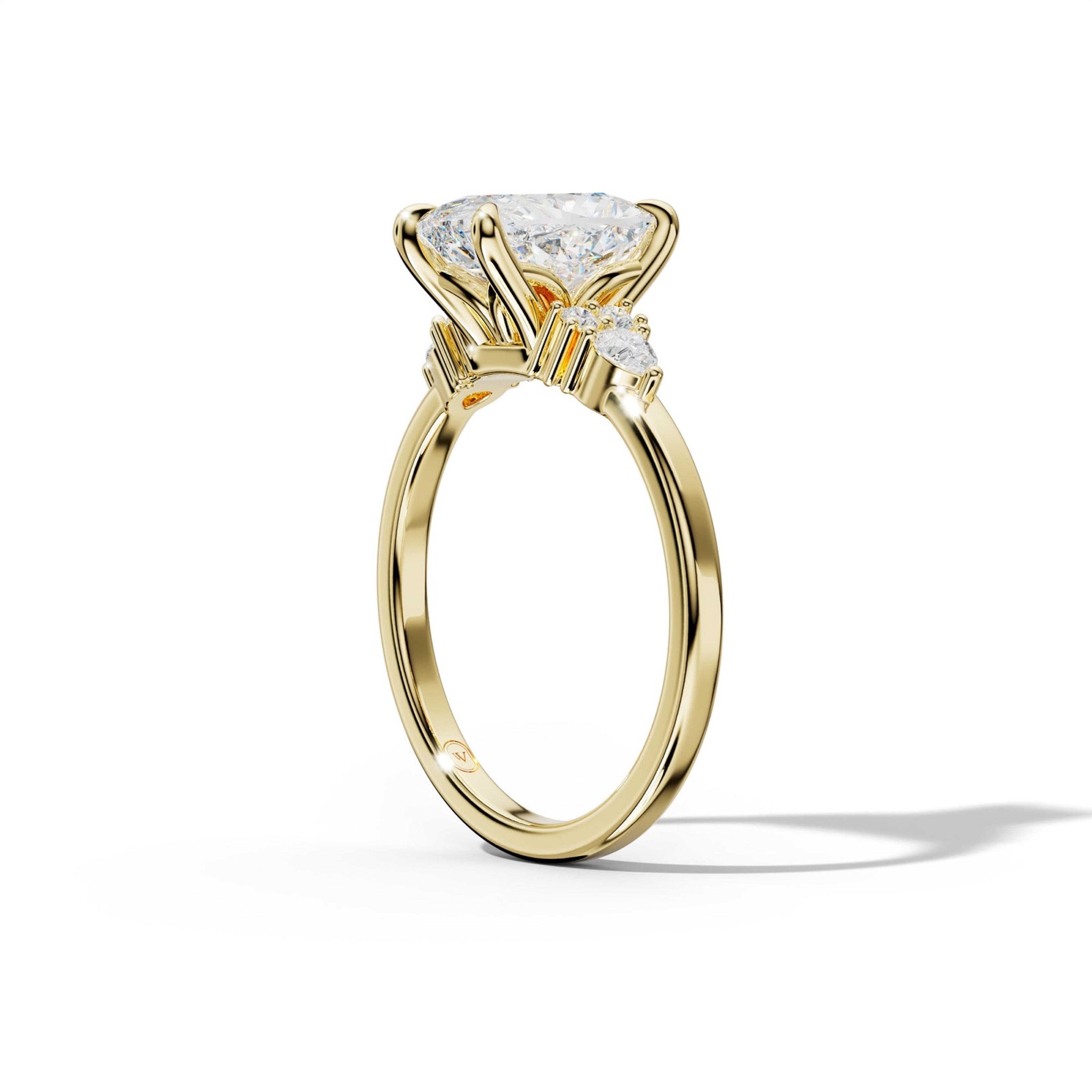 Sienna Elongated Cushion Cut Engagement Ring