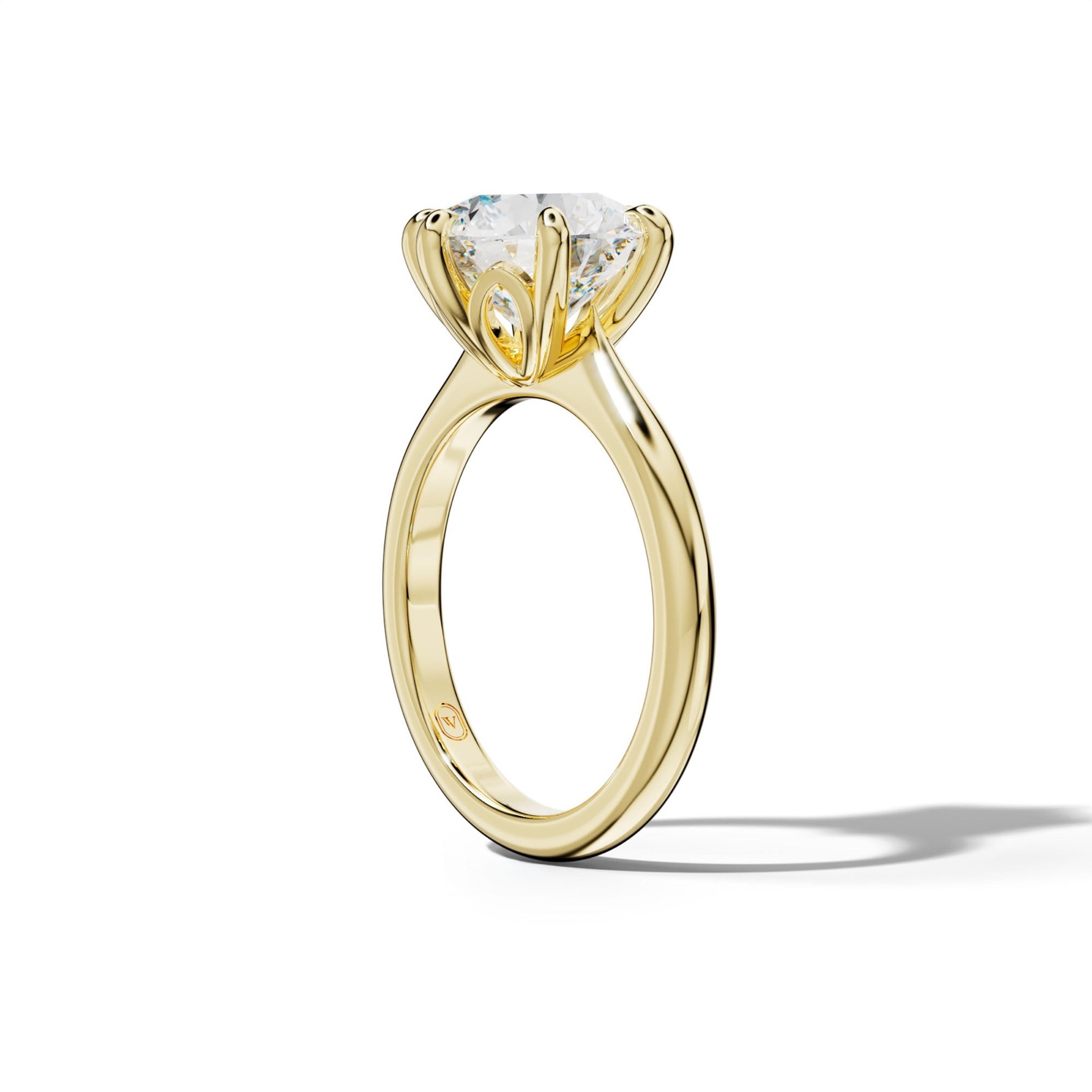 Miranda Round Diamond Engagement Ring