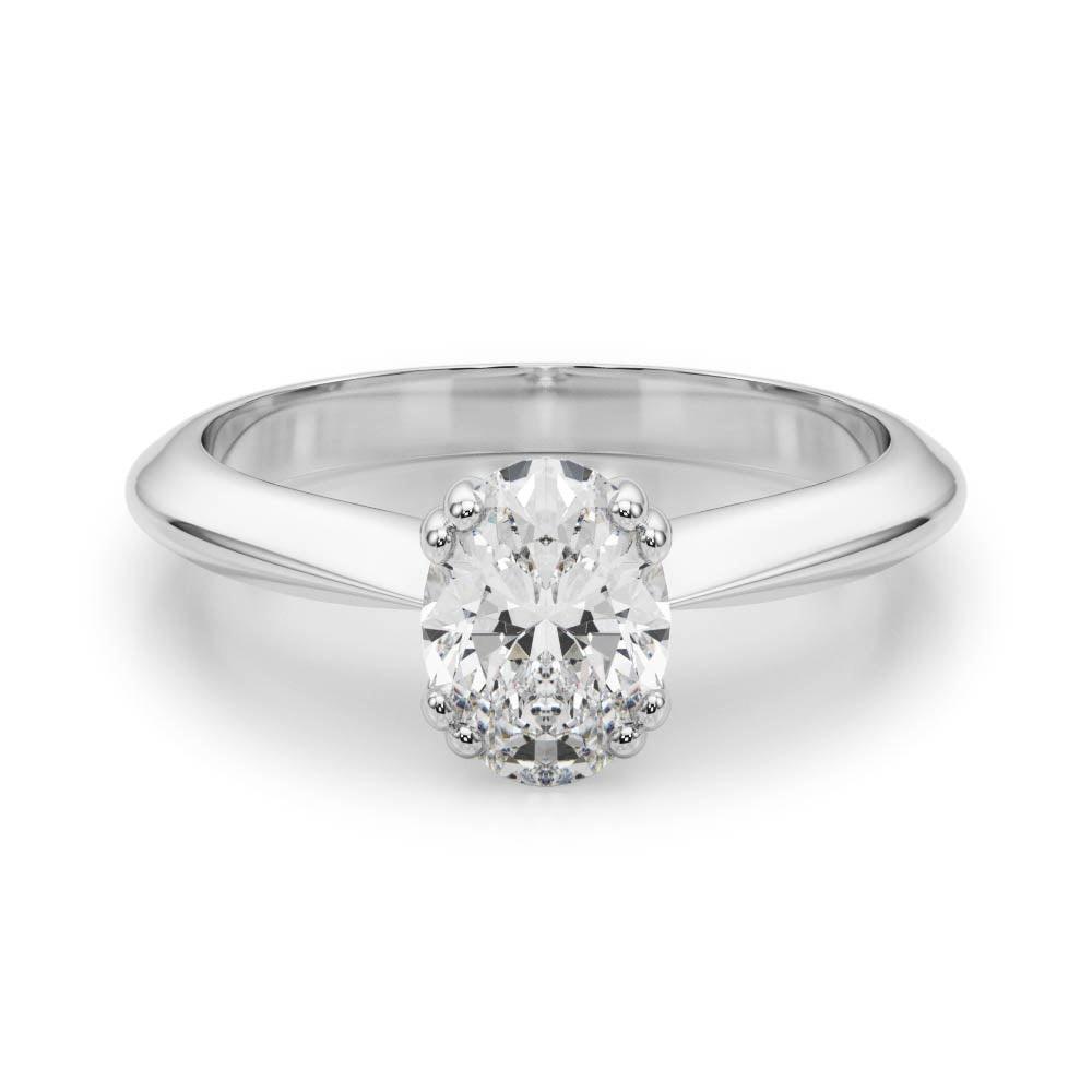 Ava Oval Diamond Solitaire Engagement Ring